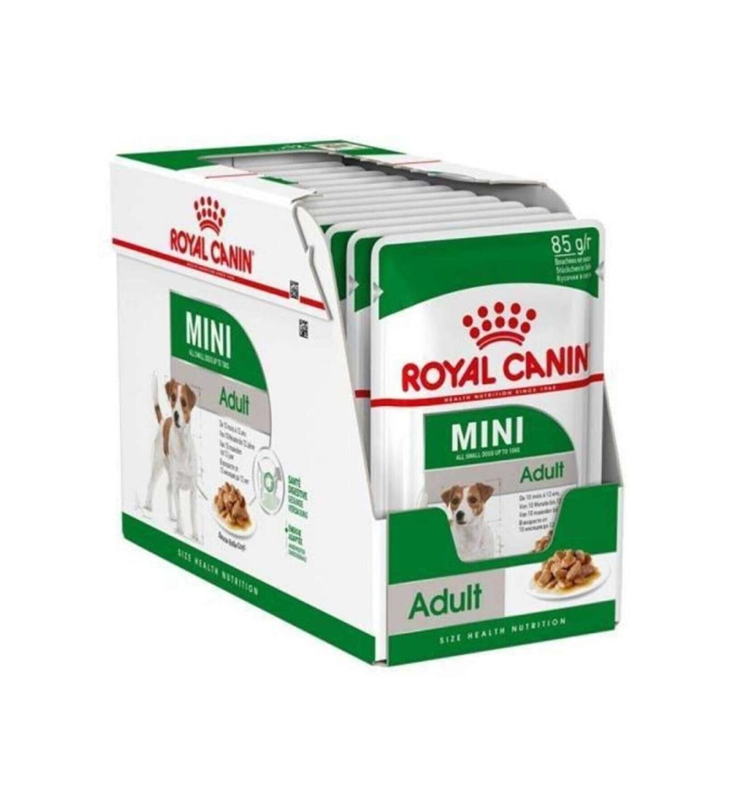 Royal Canin Mini Adult Pouch Dog Wet Food 85 gr 12 pieces