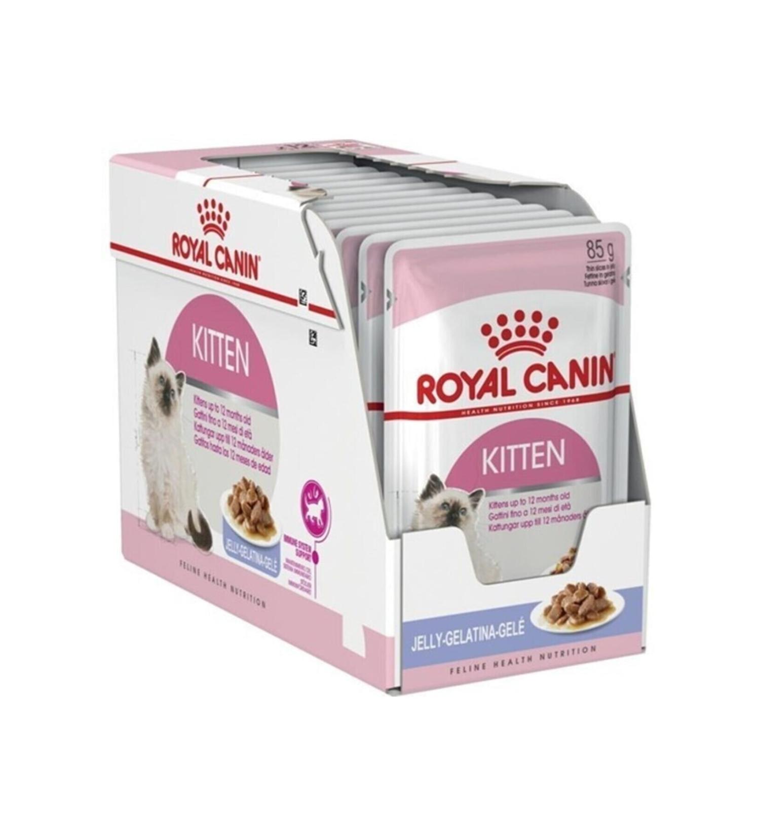 Royal Canin Jelly Kitten Pouch Wet Kitten Food 85 Gr X 12