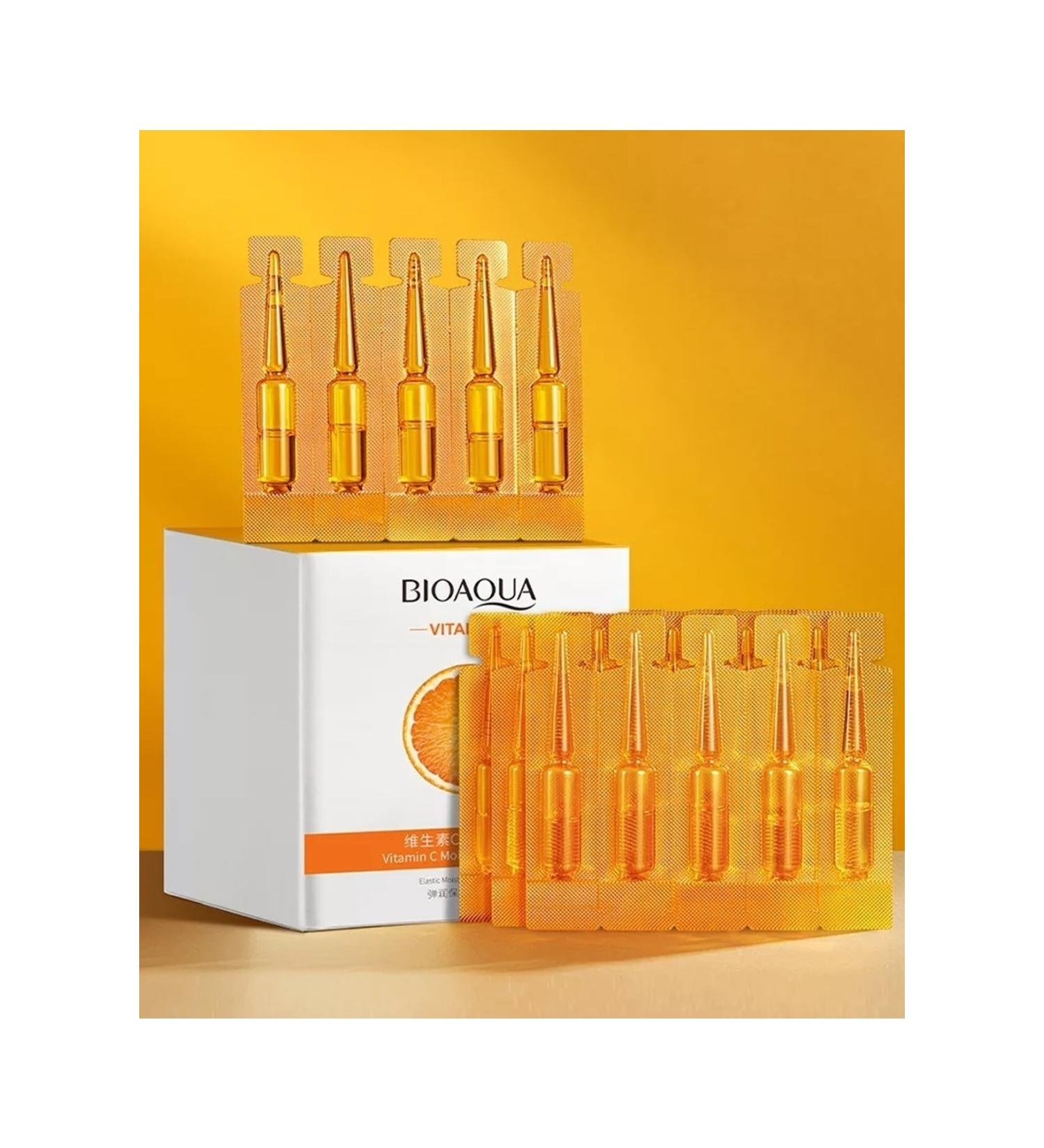 BIOAQUA Vitamin C Ampoules & Bright and Shining Skin 2 Ml X 20 Pcs - Buy Online on GoSupps.com