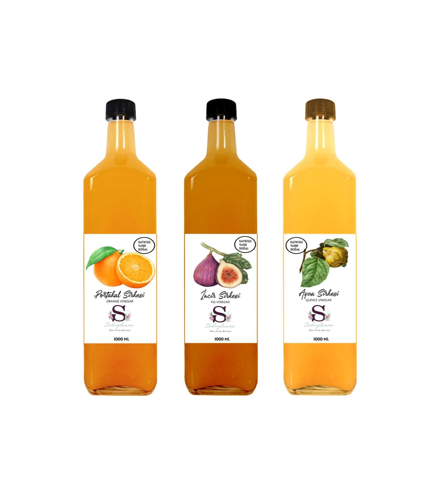 Suheylaana Natural Orange Fig and Quince Vinegar 1000 Ml