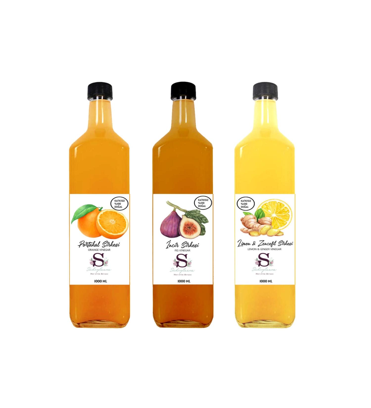Suheylaana Natural Orange Fig Lemon & Ginger Vinegar 1000 Ml