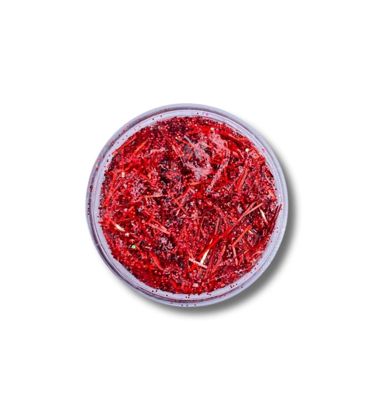 TIVA Gel Form Shiny Glitter - Diamond Red