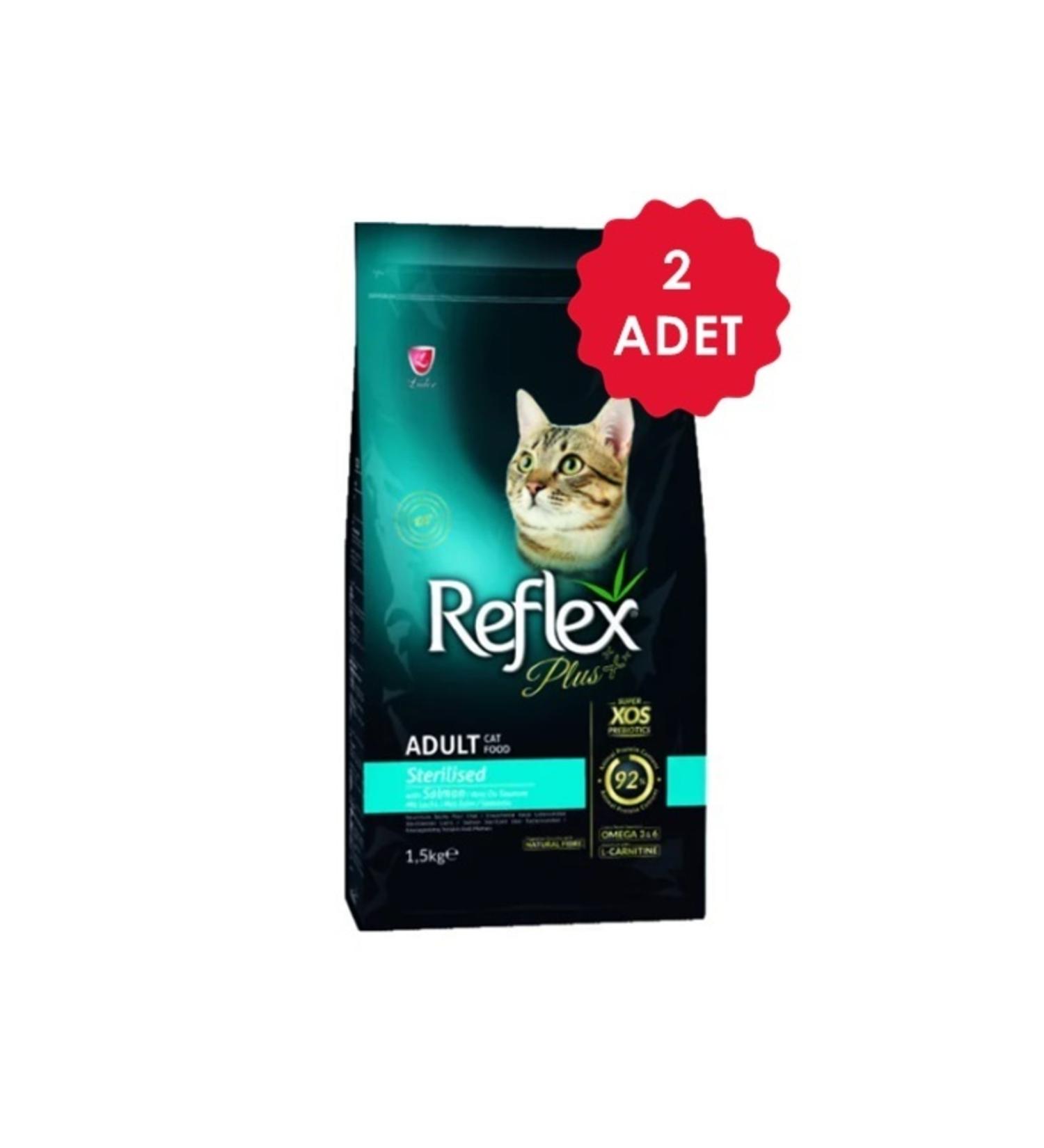 Reflex Sterilized Salmon Sterilized Cat Food 1.5 kg X 2 Pieces