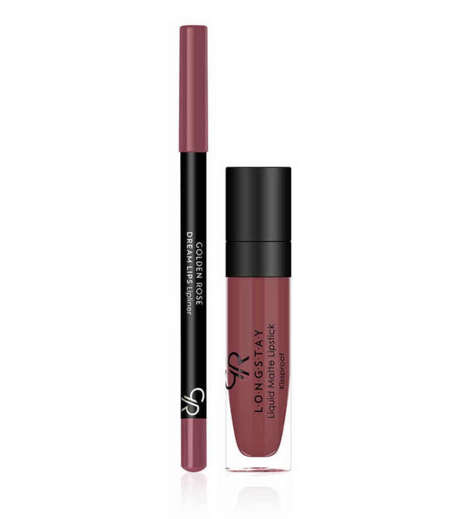 Golden Rose Matte Lip Kit Rust