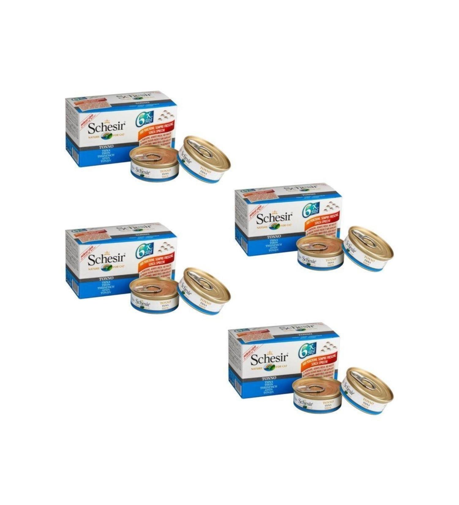 Schesir Tuna Jelly Cat Canned Food 50 Gr Buy 6 Pay 5 X 4 Pieces
