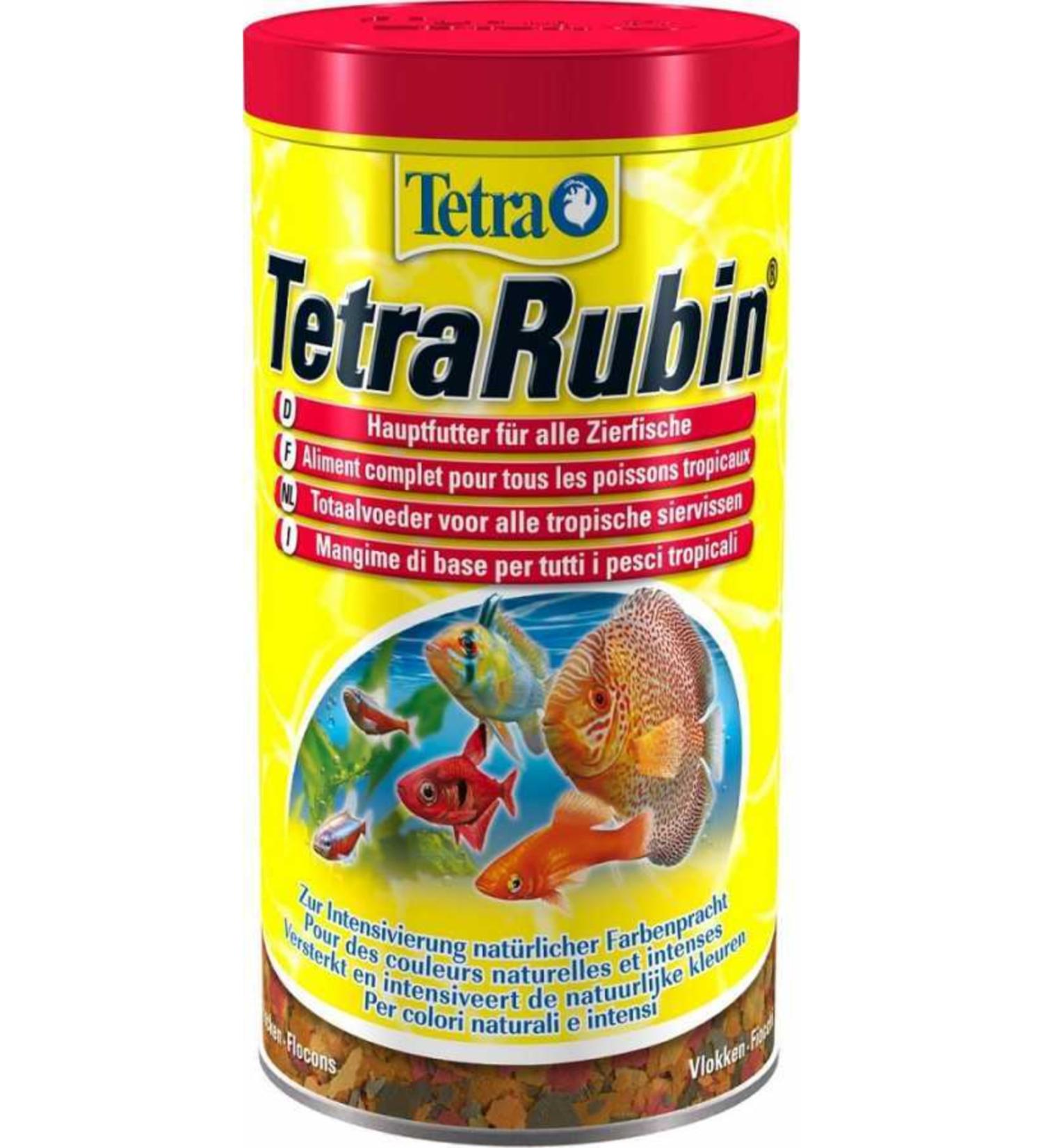 Tetra Rubin Flakes Coloring Flake Food 1000 Ml