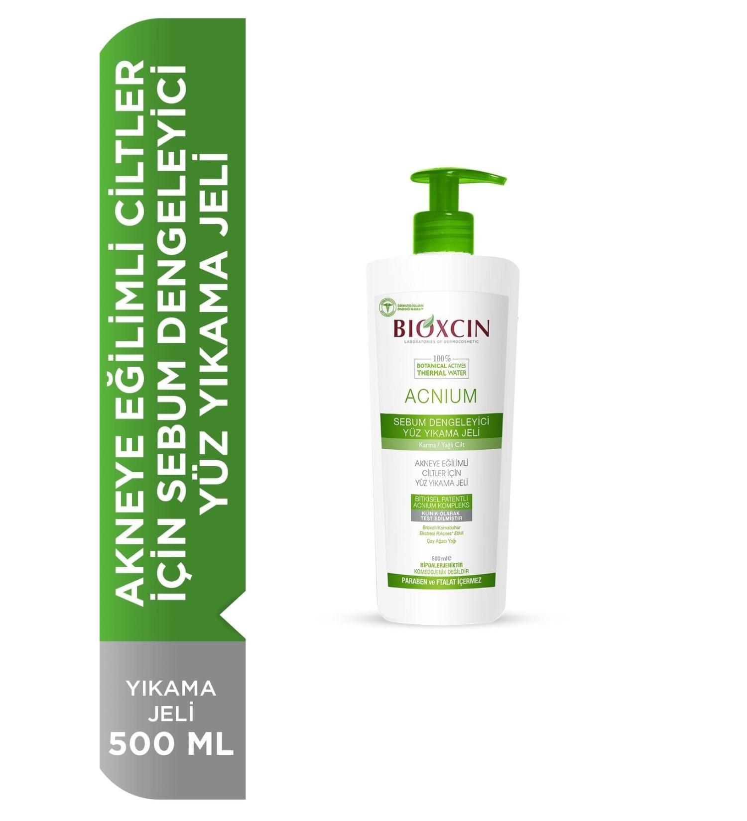 Bioxcin Acnium Sebum Balancing Face Wash Gel 500ml