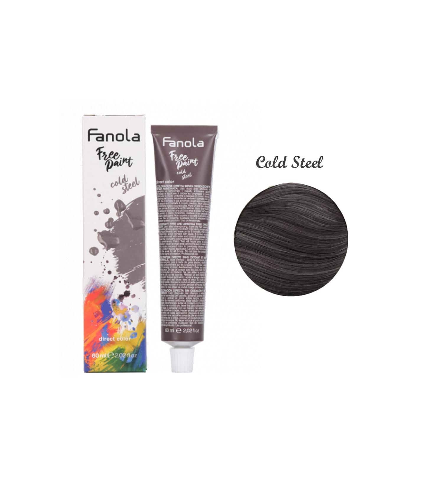 Fanola Free Paint 60ml Cold Steel
