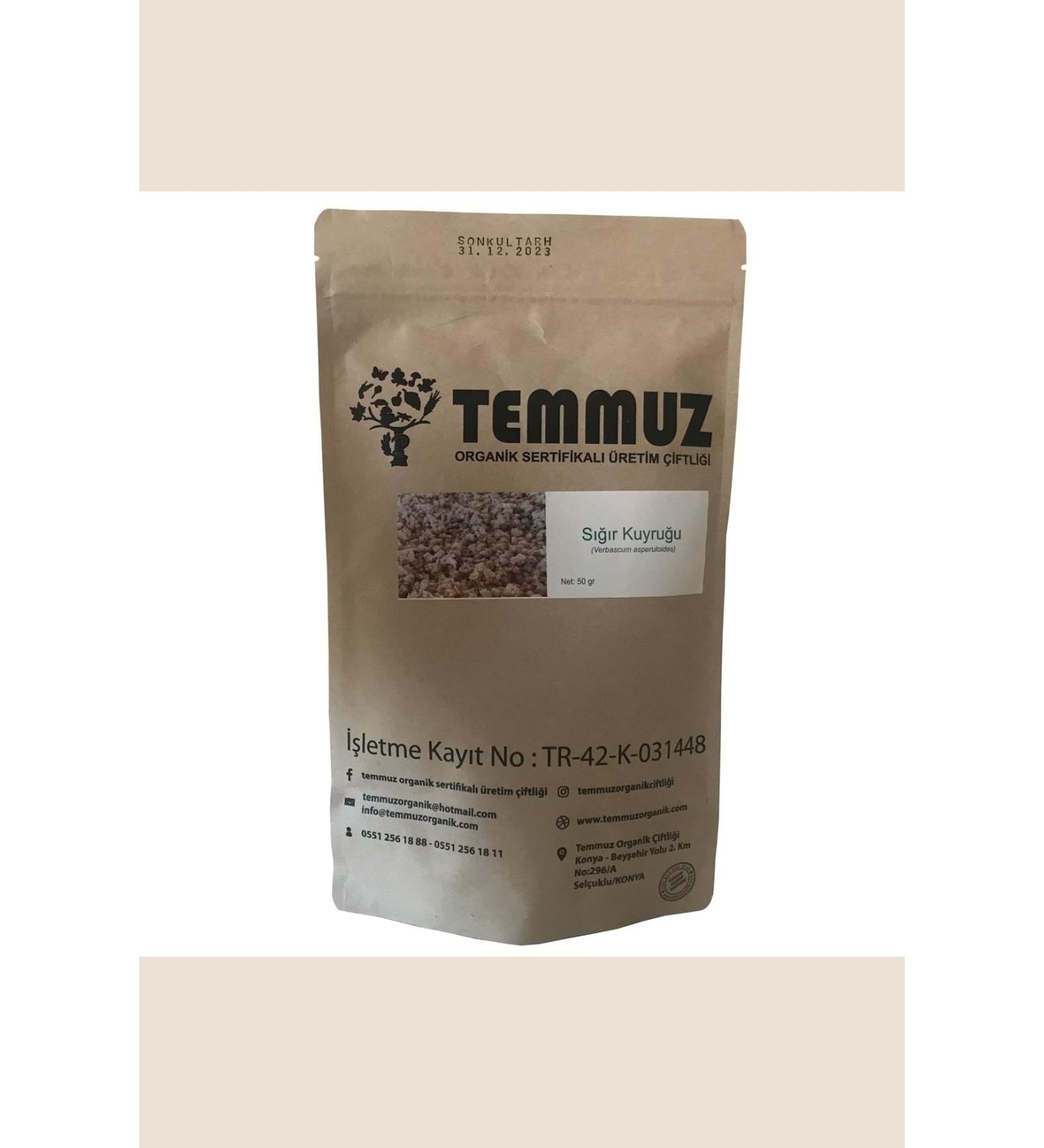 JULY ORGANIC Verbascum(oxtail)50 Gr