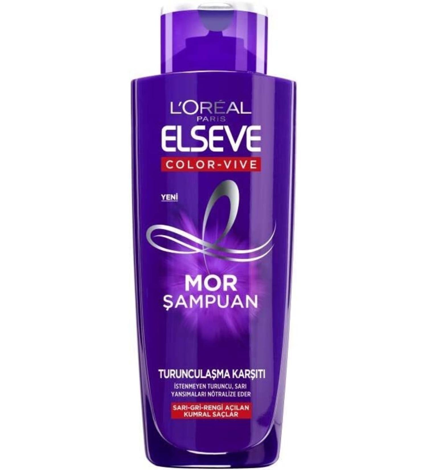 Elseve L'or al Paris Anti-Orange Purple Shampoo 200 ml - Buy Online on GoSupps.com