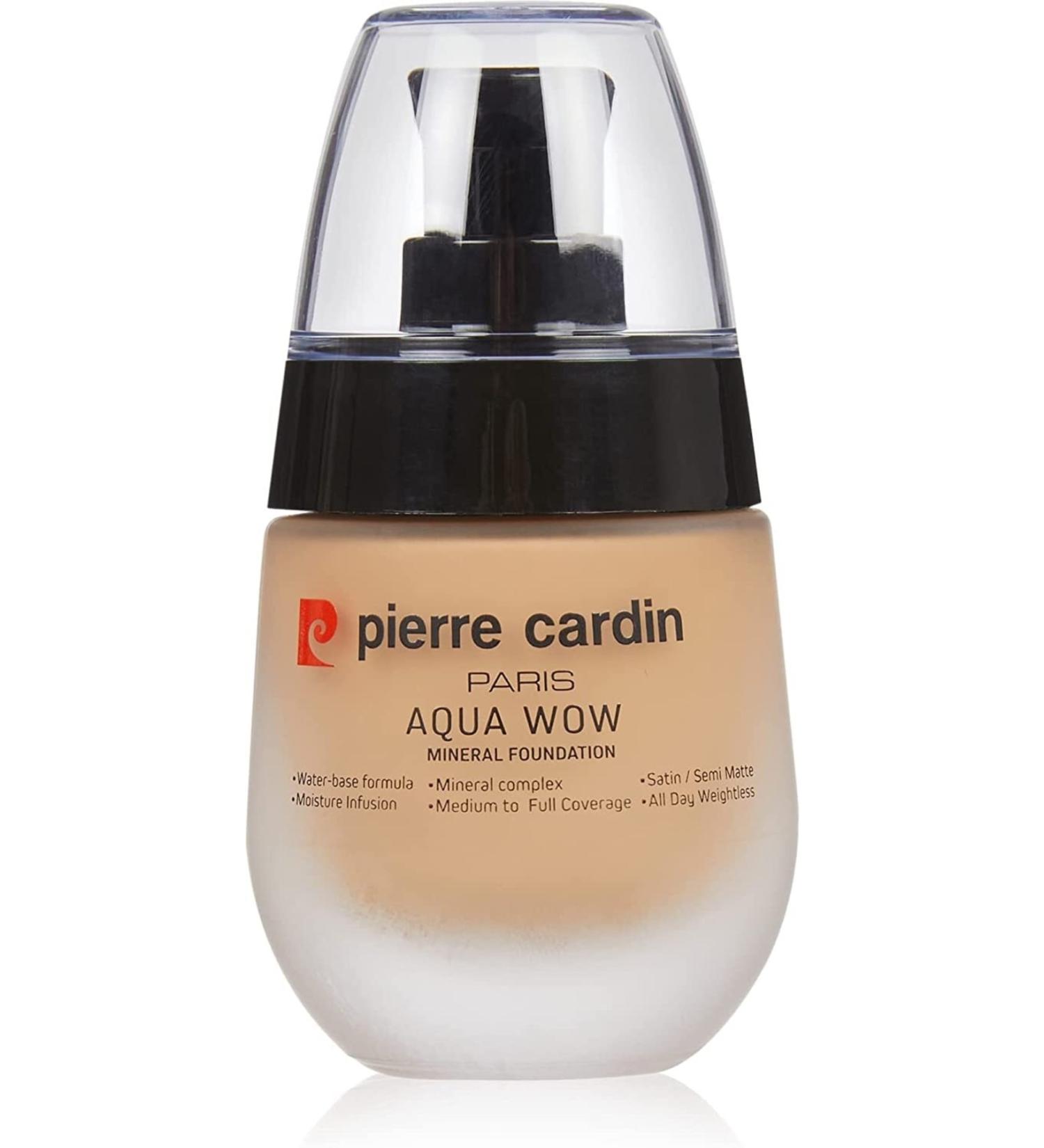 Pierre Cardin Aqua Wow Mineral Water Based Foundation Tan Skin With Beige Warm (30 Ml)