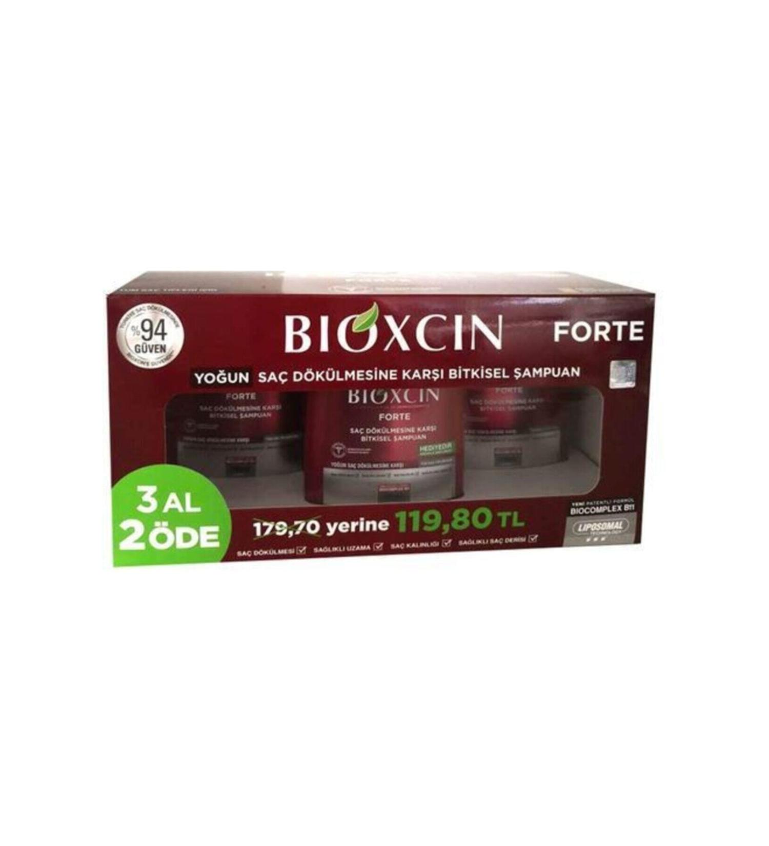 Bioxcin Forte Anti Hair Loss Care Shampoo 300 Ml Buy 3 Pay 2