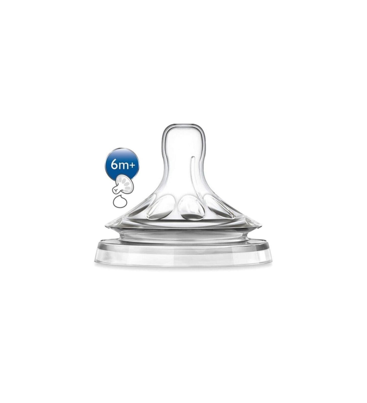 Philips Avent Natural Bottle Nipple Flow Adjustable Y Cut 2-Pack