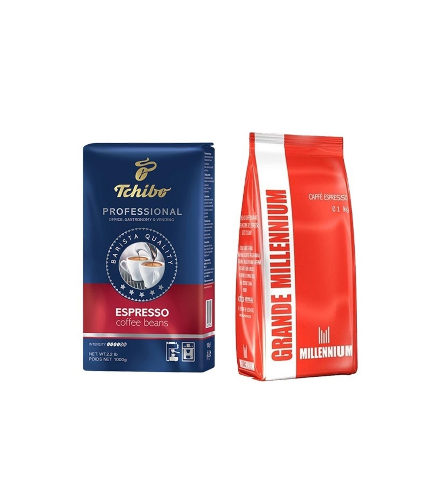 Tchibo Profesional Espresso Bean Coffee 1kg and Grande Millennium Bean Coffee 1kg