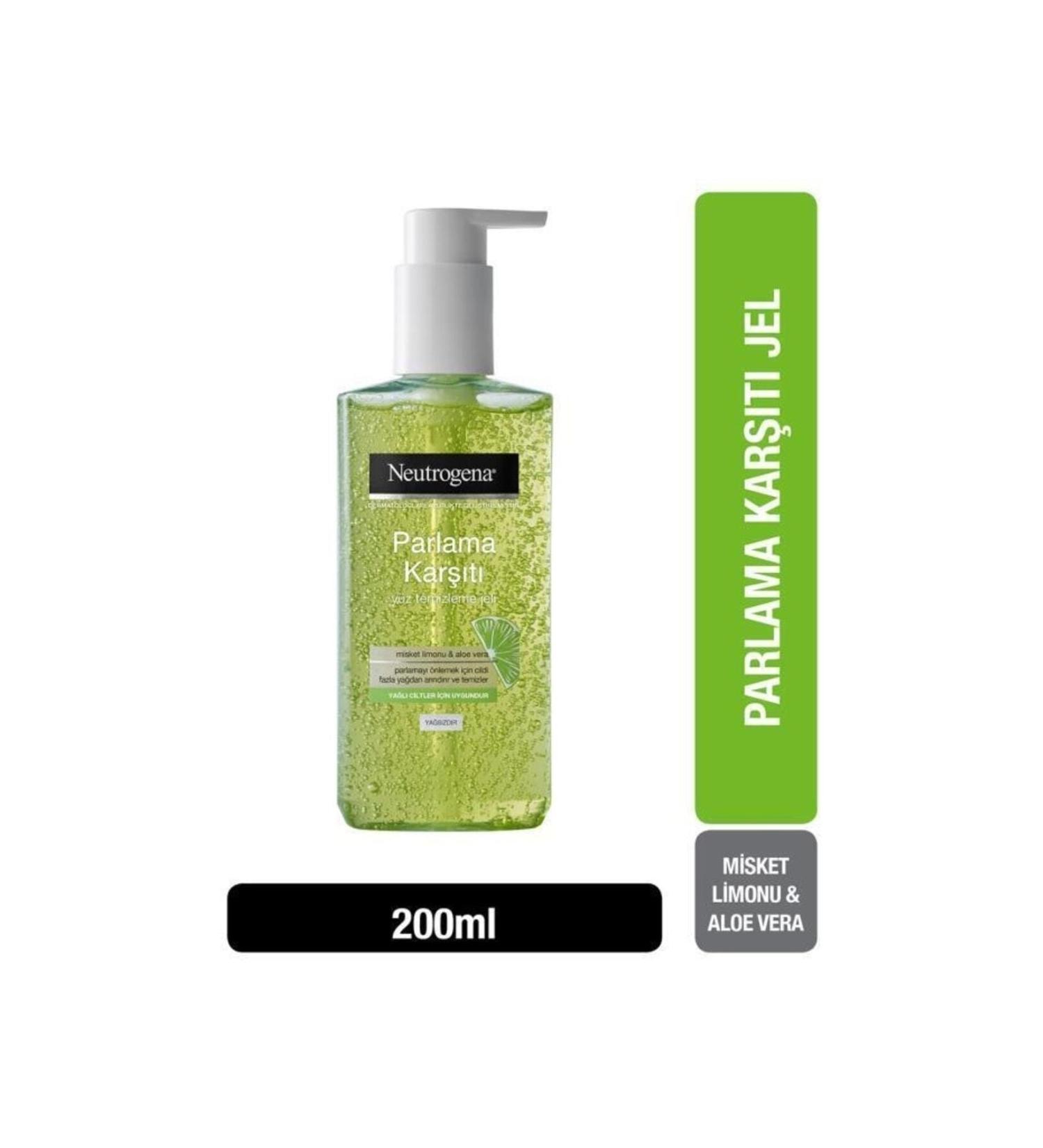 Neutrogena Anti-Shine Cleansing Gel 200 Ml... Gk Hair Center