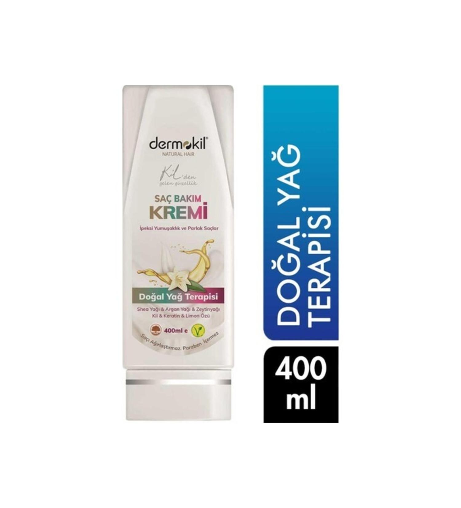 Dermokil Hair Care Cream 400 Ml Natural Oil Therapy Hair Cream
