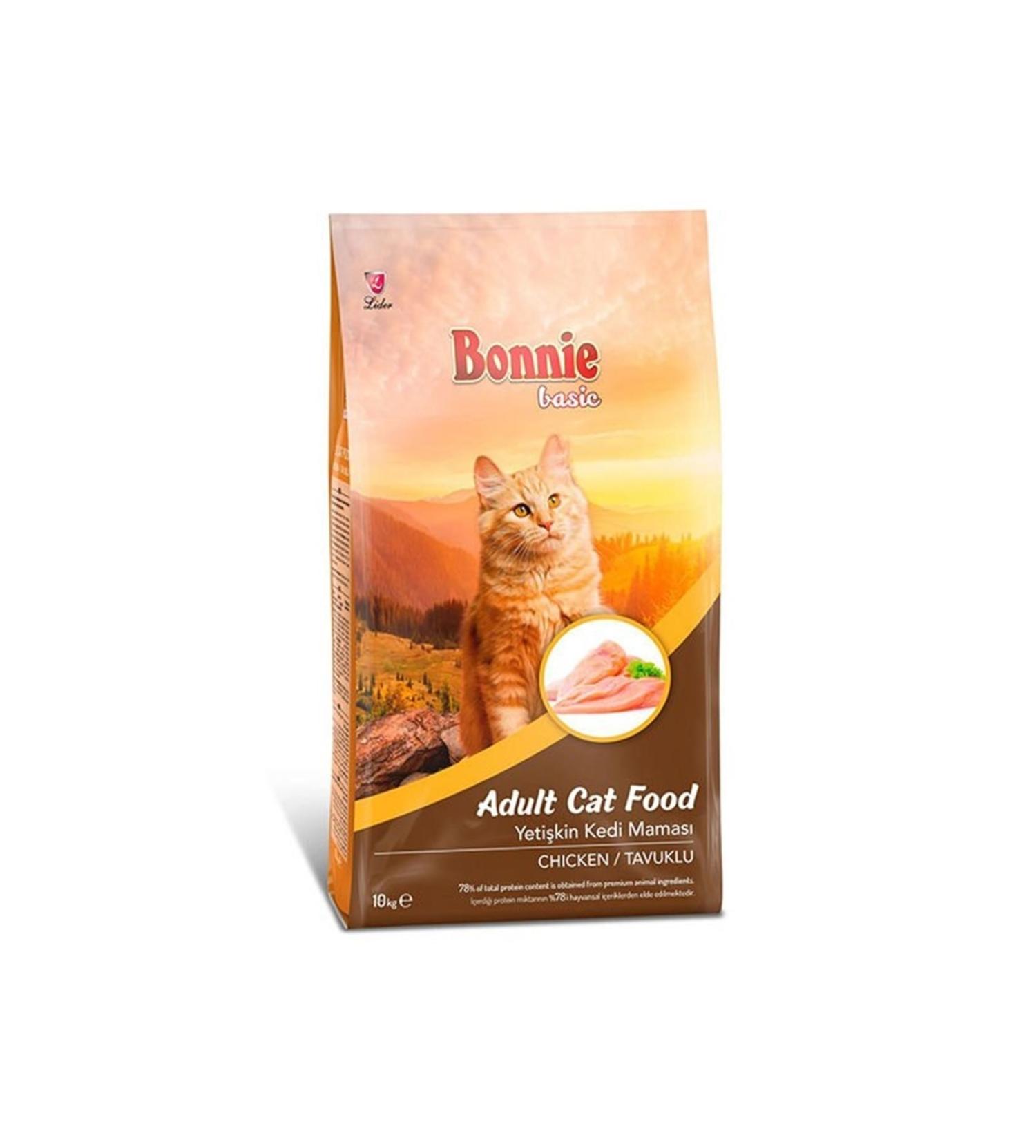 Bonnie Basic Chicken Adult Cat Food 10 Kg