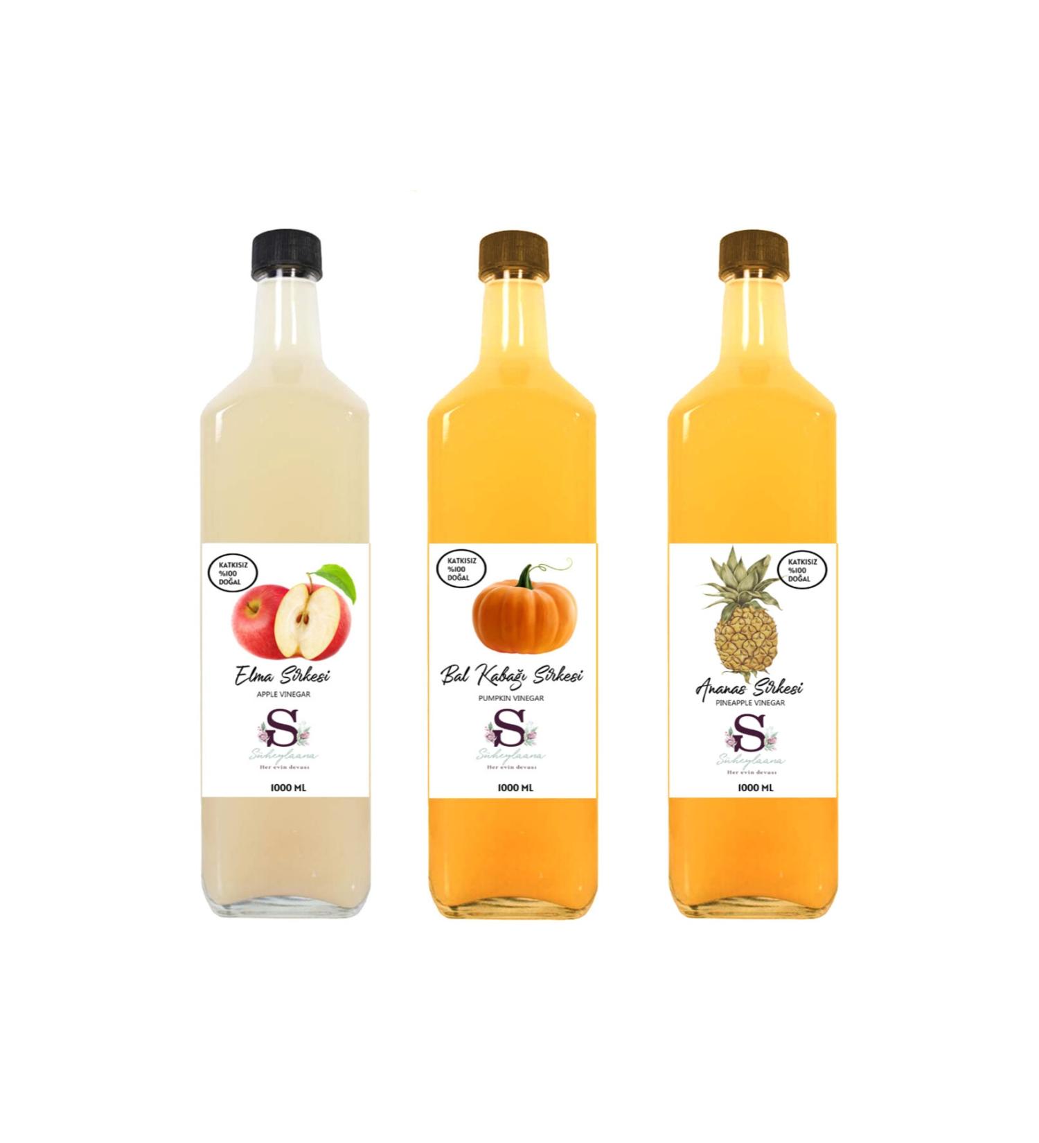 Suheylaana Natural Apple Pumpkin and Pineapple Vinegar 1000 Ml