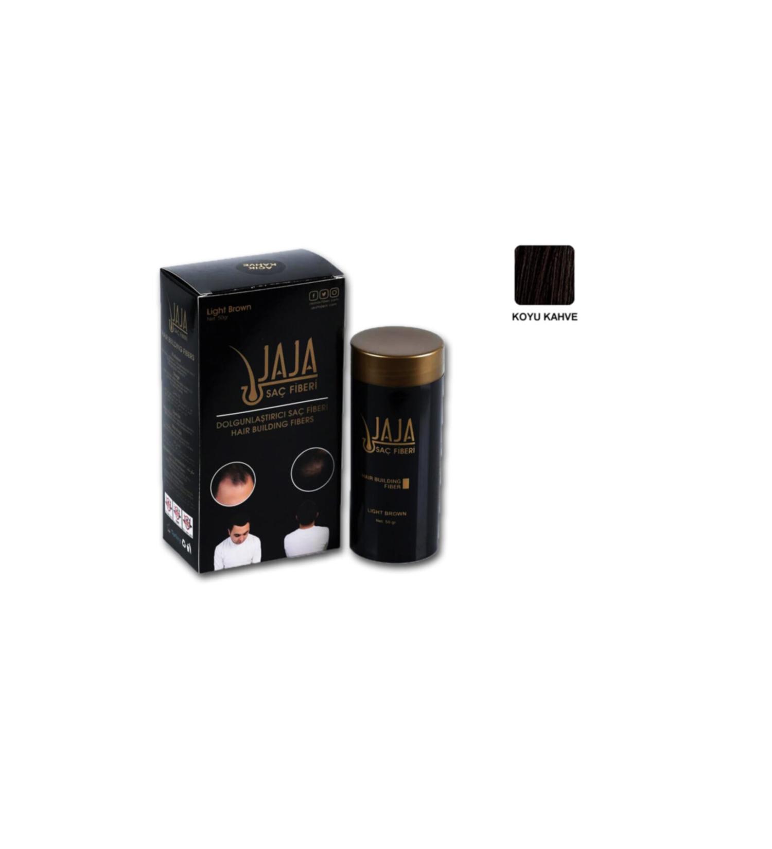 Jaja Dark Brown Hair Powder Topik 50 Gr New Production