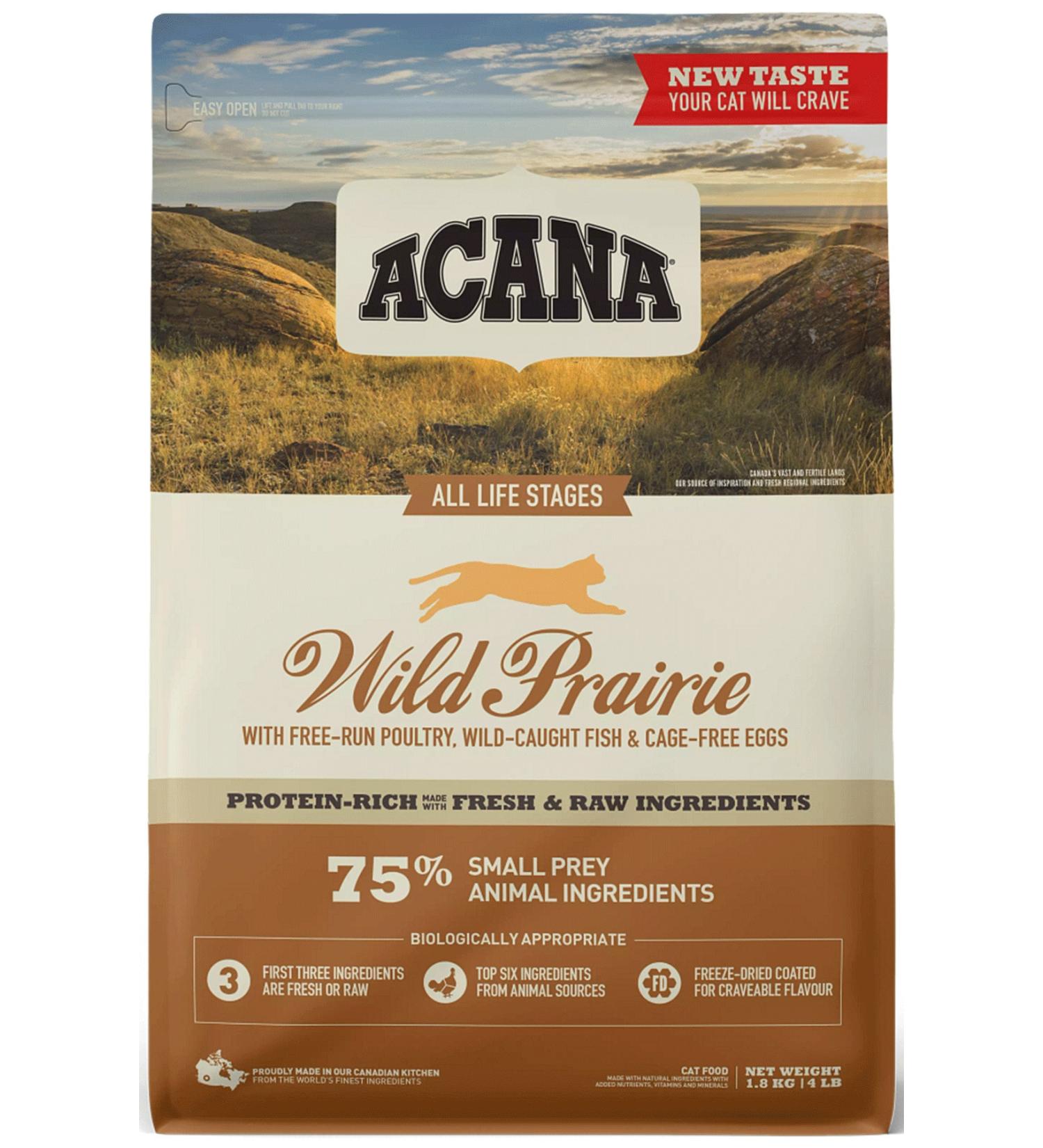 Acana Wild Prairie Cat Food for All Breeds 1.8 Kg