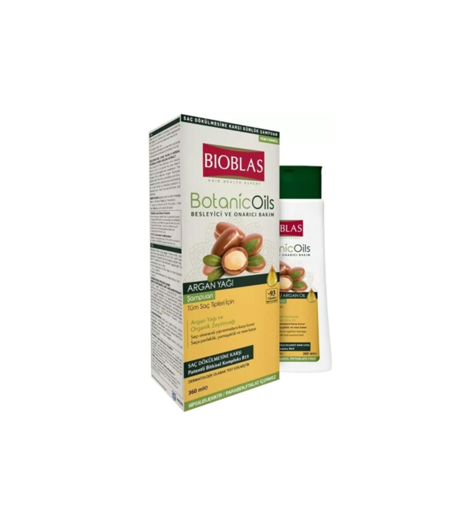 Bioblas Botanical Oils Argan Shampoo 360 Ml