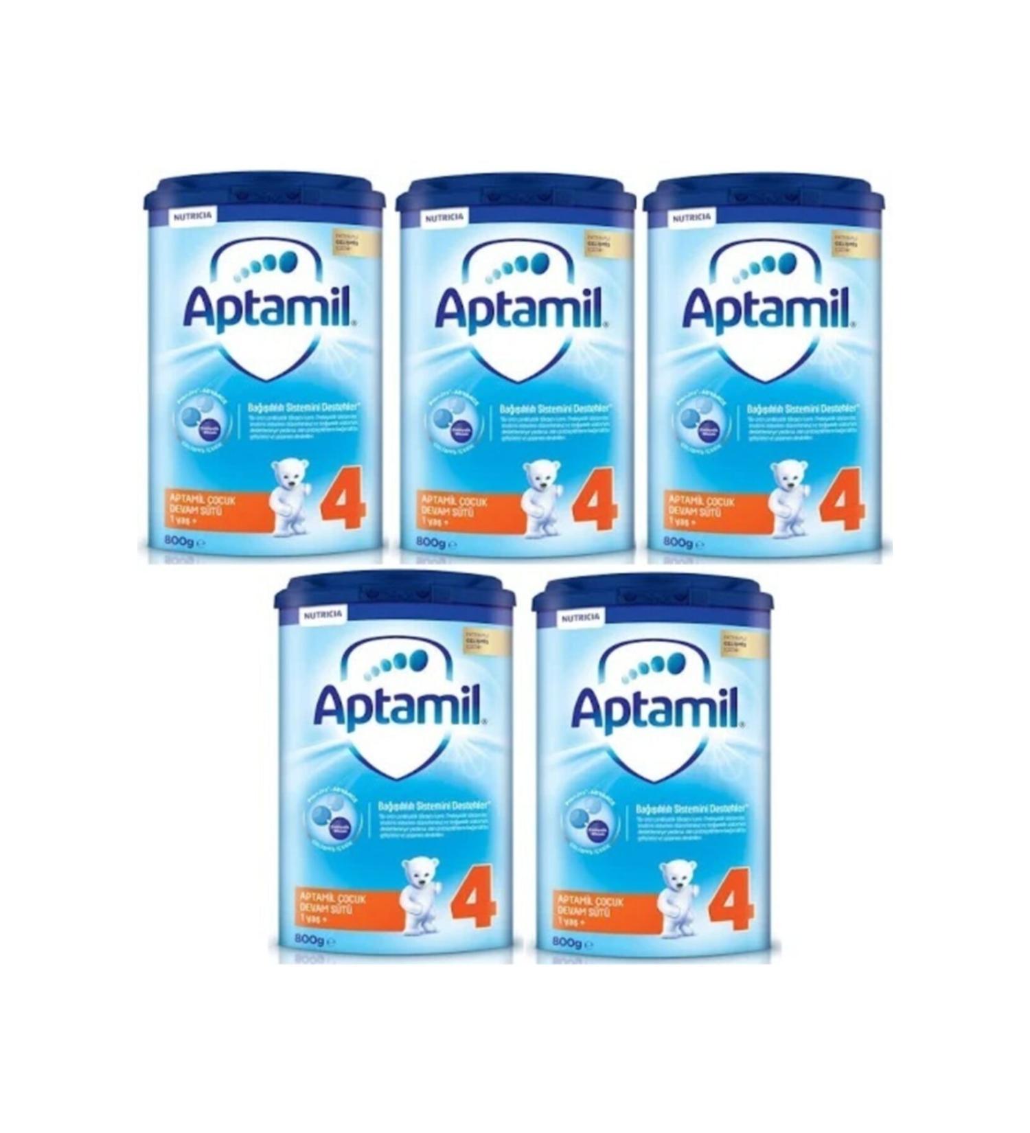 Aptamil 4 Child Follow-On Milk 800 G 1 Year+ Smart Box X 5 Pieces