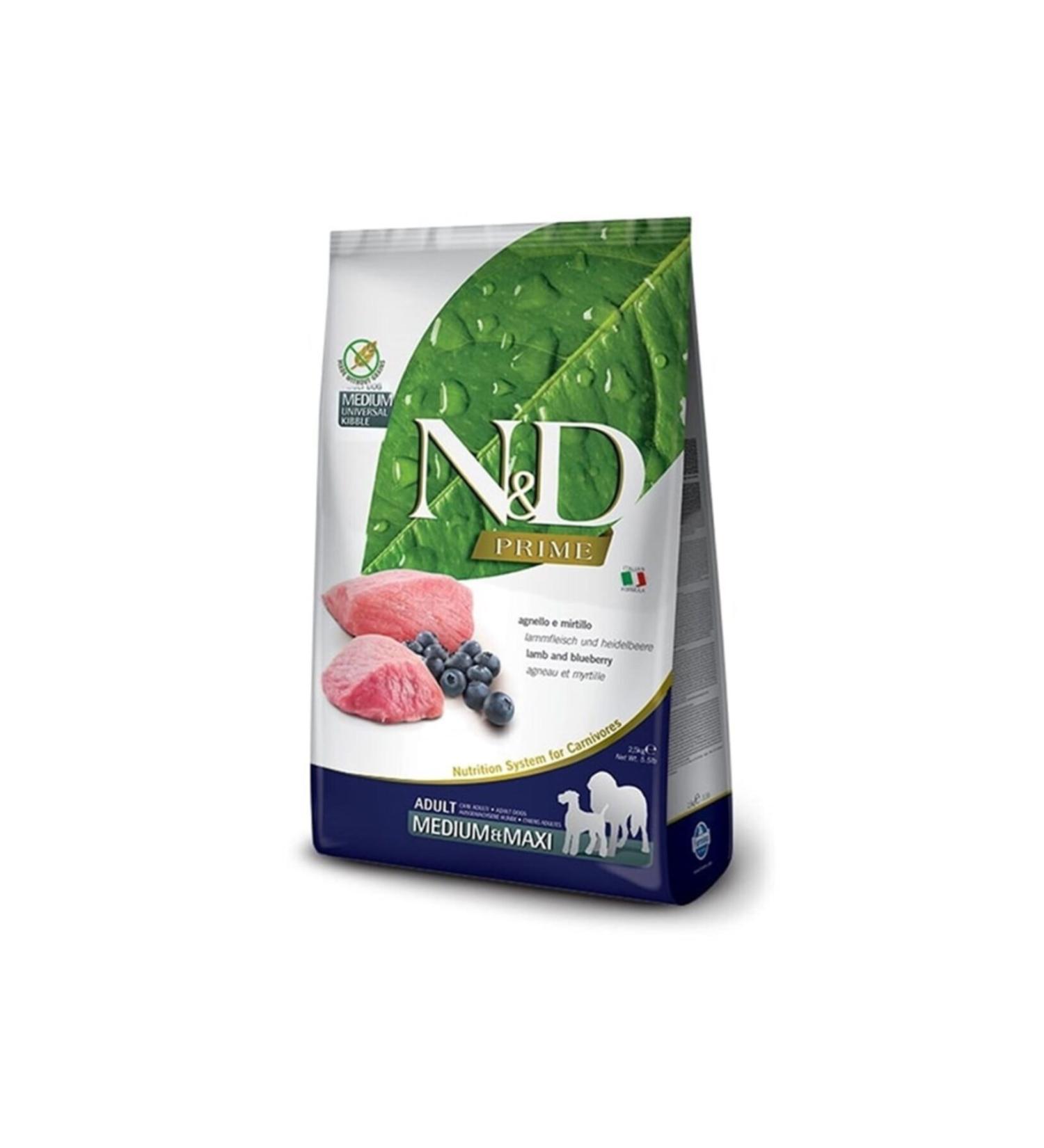 N & D Grain Free Lamb Blueberry Adult Dog Food 12 kg