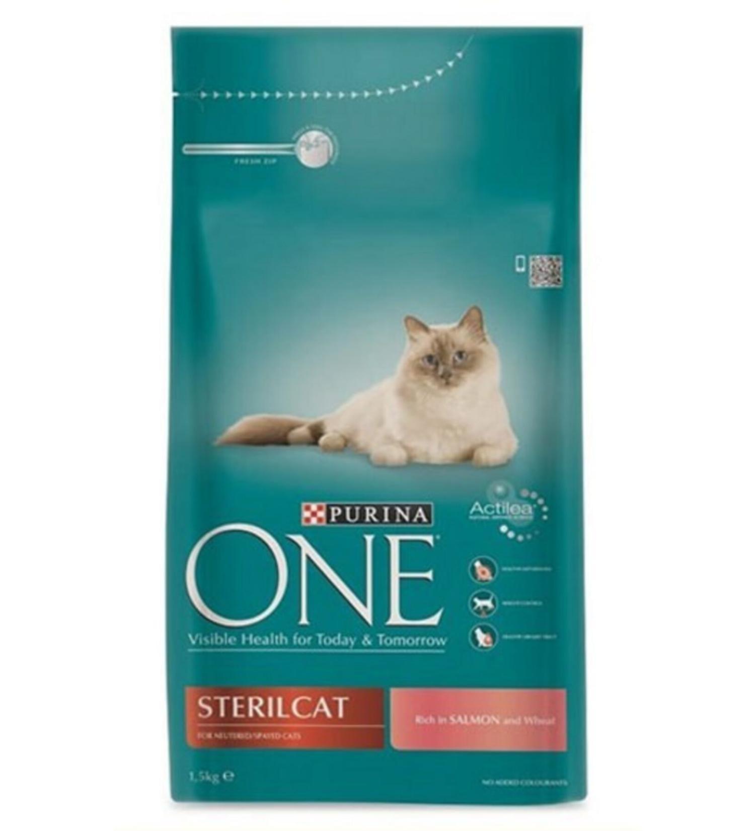 Purina Sterilized Salmon Sterilized Cat Food 1.5 Kg