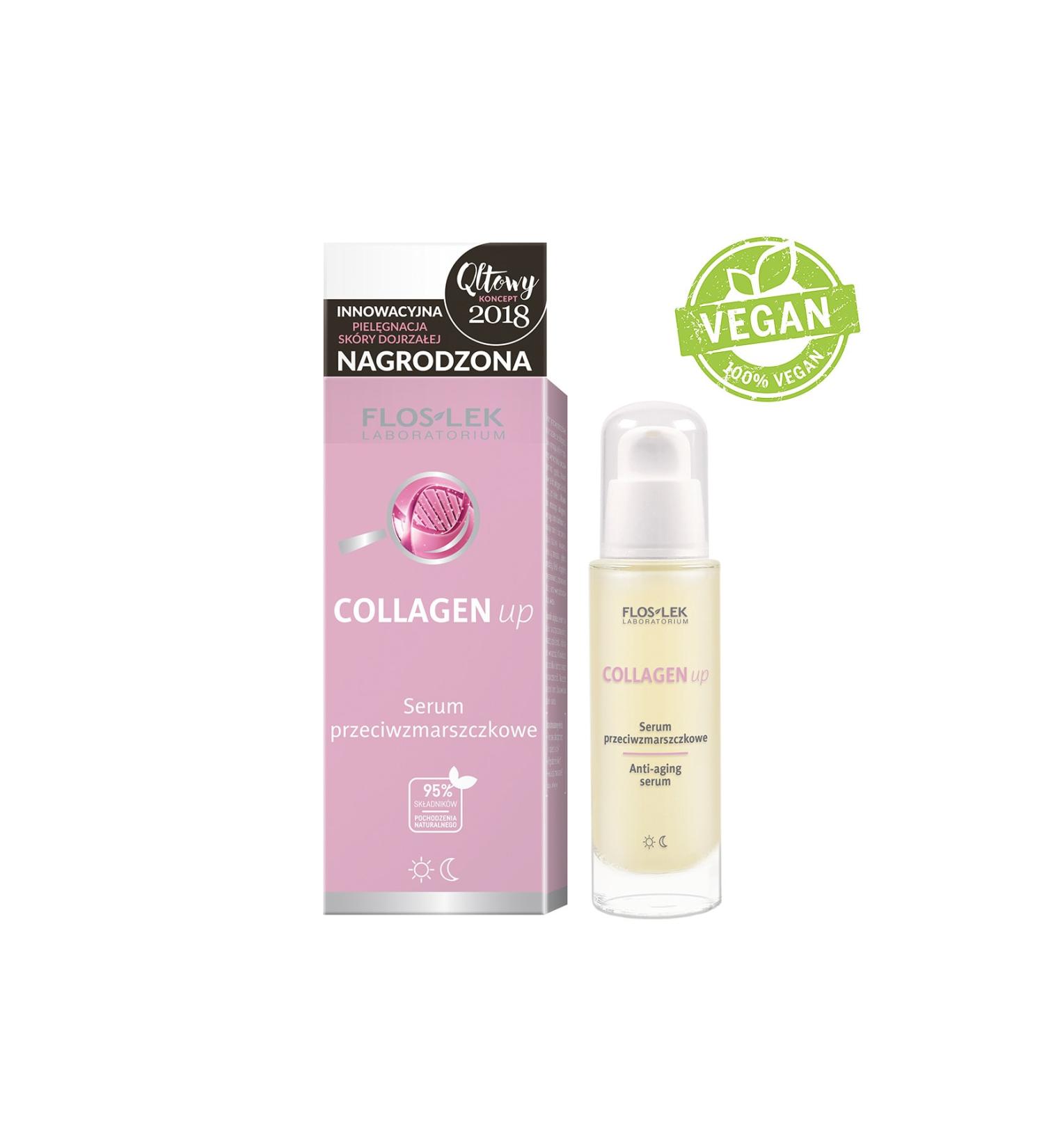 Floslek Collagen-Containing Anti-Wrinkle Intensive Moisture Line-Removing Care Serum 30ml
