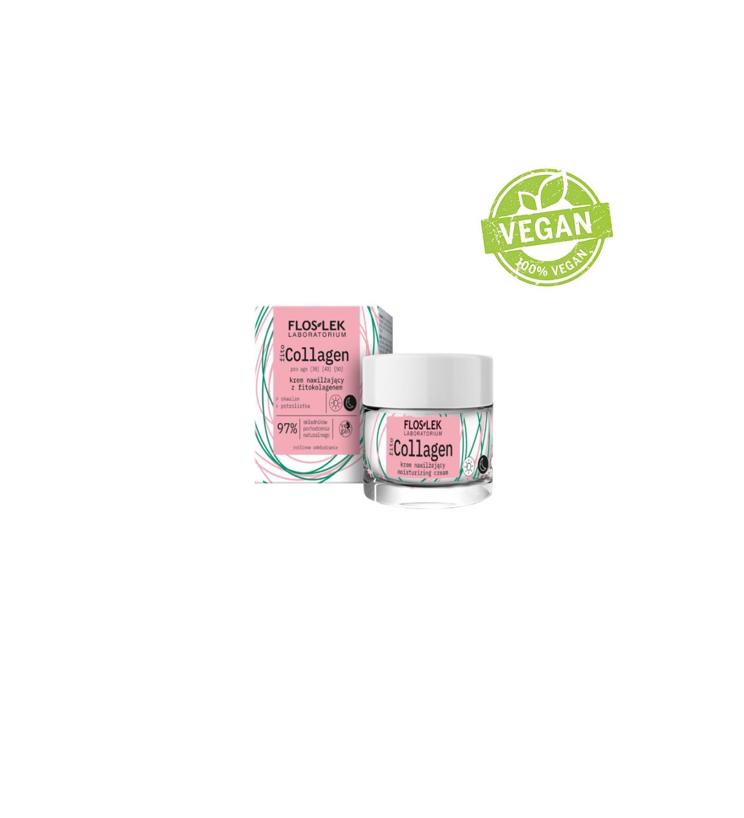 Floslek Collagen-Containing Regenerating Anti-Wrinkle and Moisturizing Day Care Cream 50ml