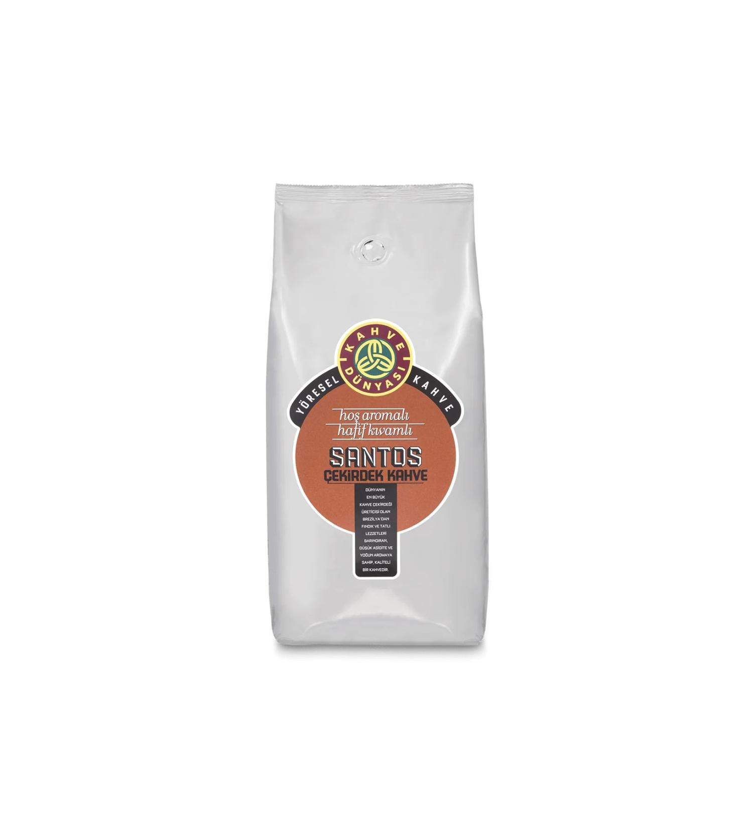 Coffee World Santos Roasted Coffee Beans 1kg