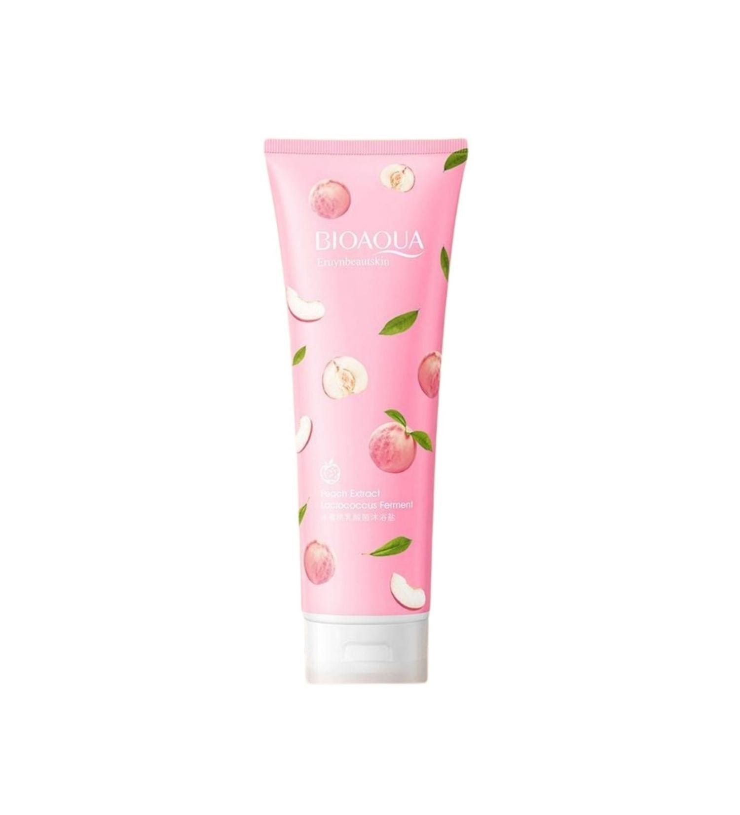 BIOAQUA Peach and Lactococcus Yeast Body Scrub 250 Gr