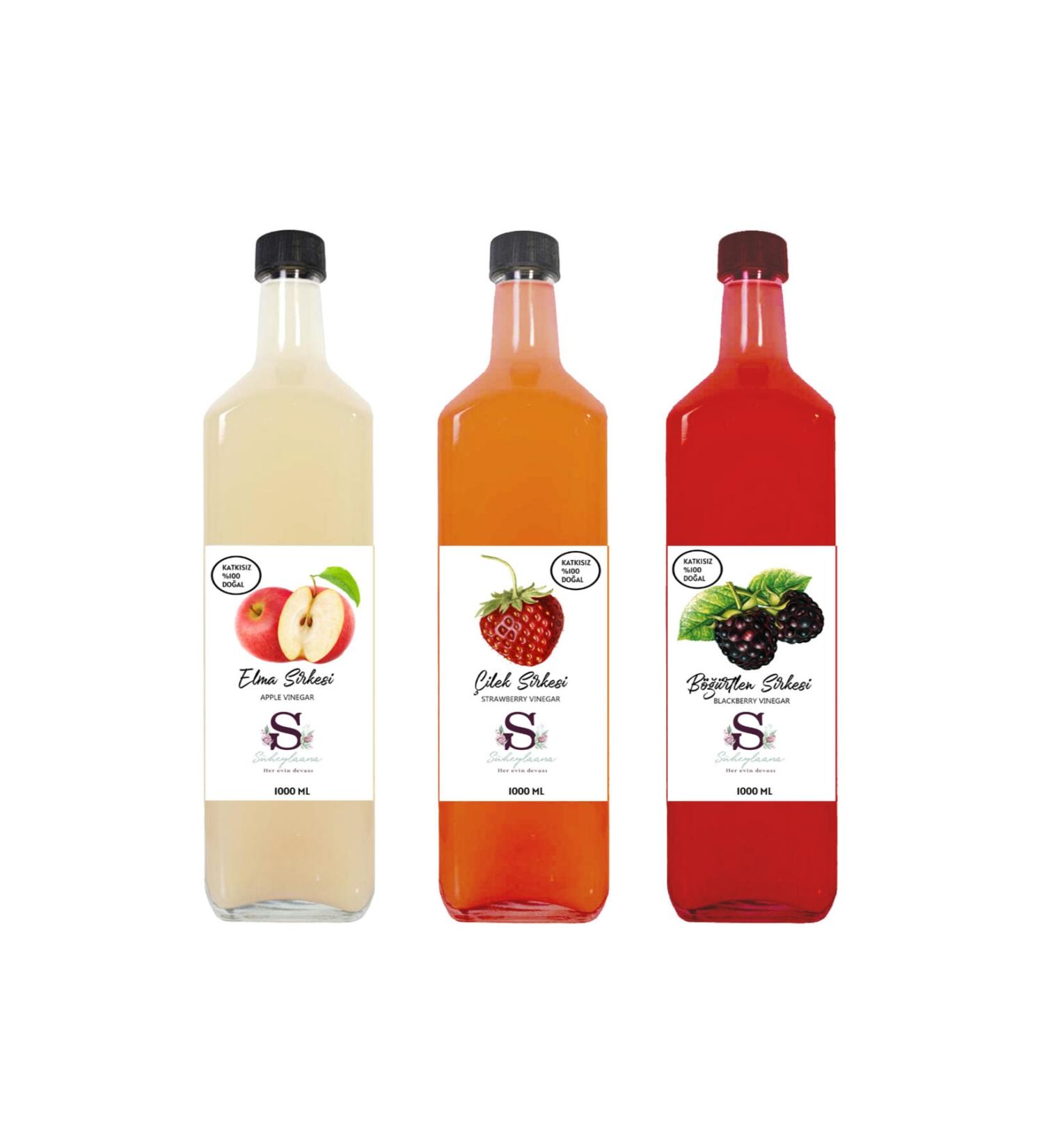 Suheylaana Natural Blackberry Strawberry and Apple Vinegar 1000 Ml