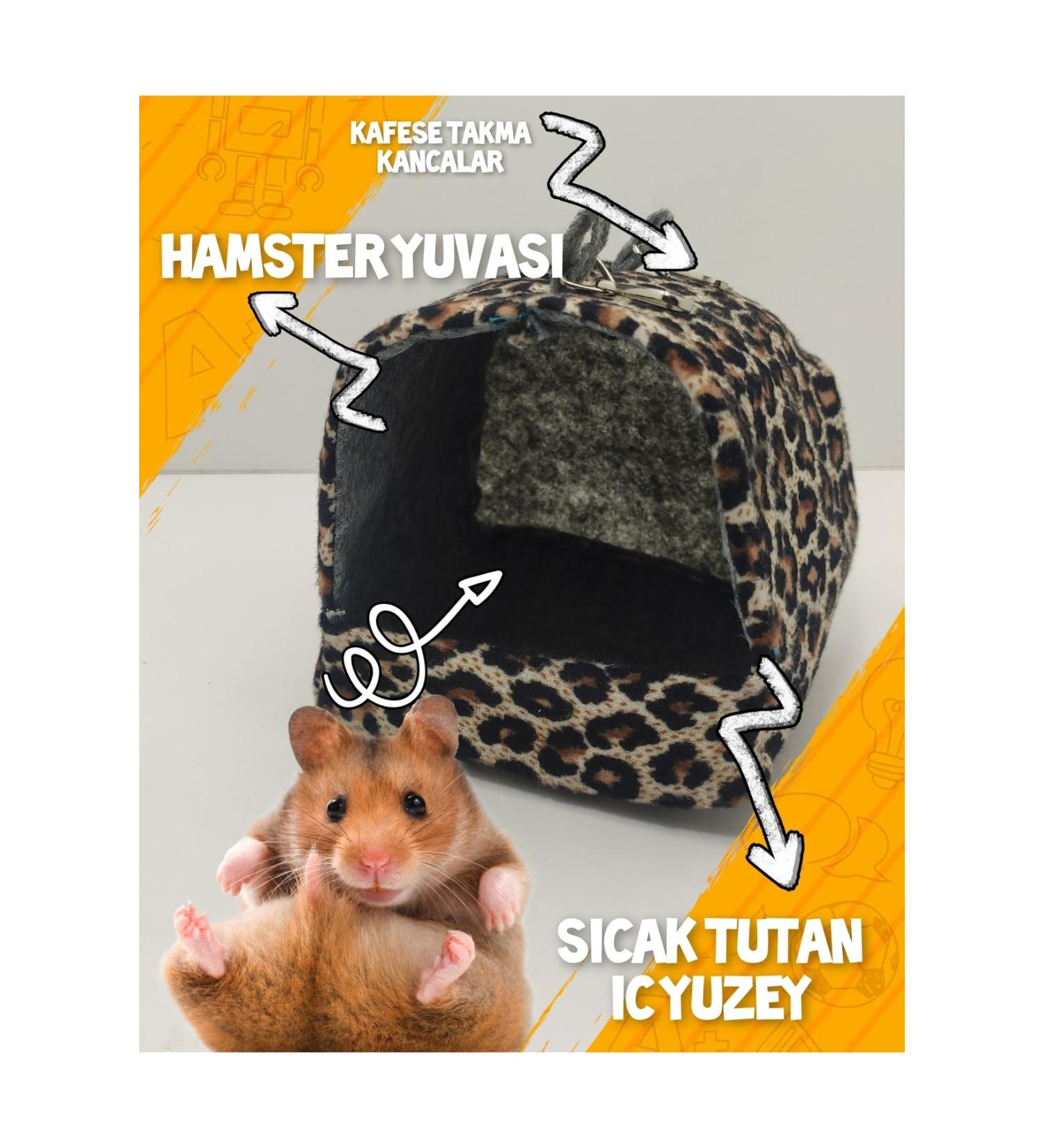 ozzipetshop Syrian Hamster House Nest Warm Sleeping Bed - Buy Online on GoSupps.com