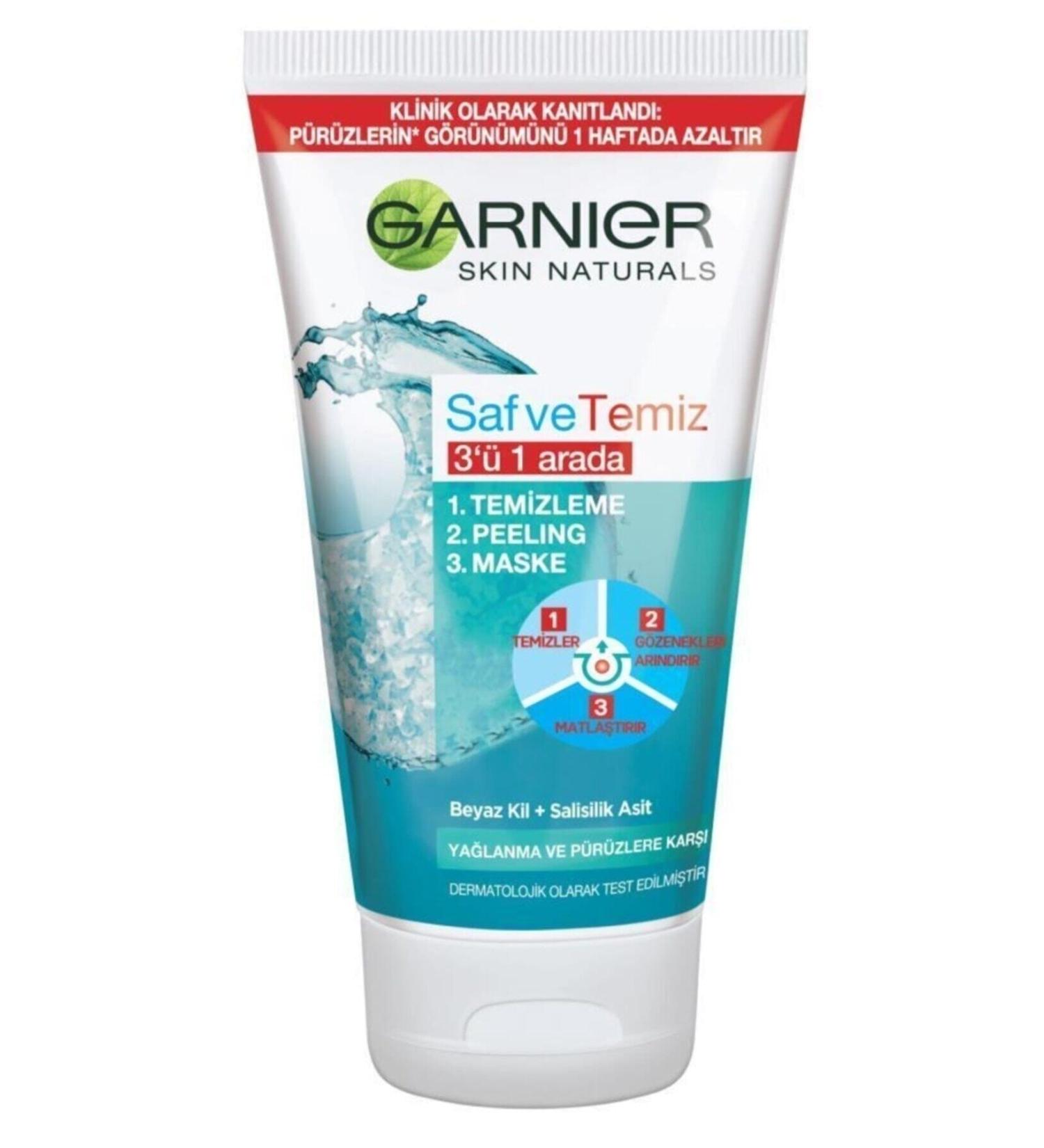 Garnier Pure & Clean Anti-Grease & Anti-Impact 3 in 1 150ml Gk Hair Center