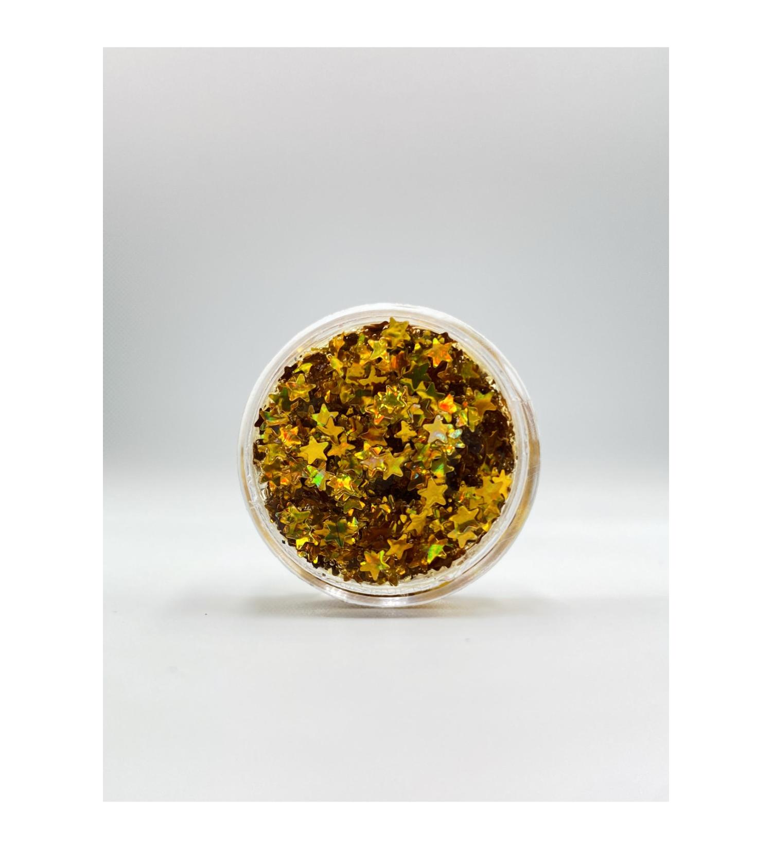 TIVA Gel Form Shiny Glitter - Gold Star