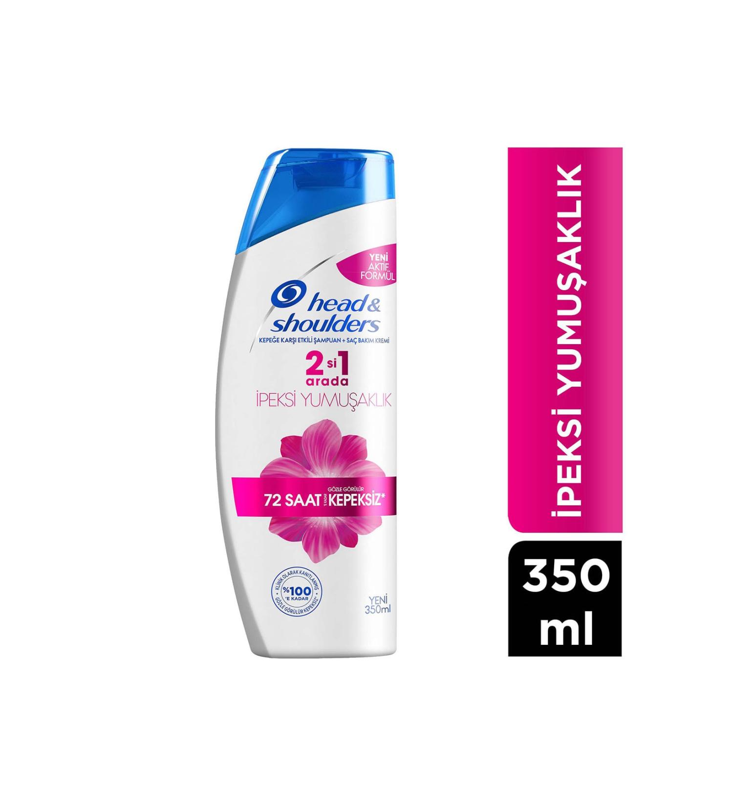 Head And Shoulders Silky Softness 2 in 1 Anti-Dandruff Shampoo 350 Ml - Buy Online on GoSupps.com