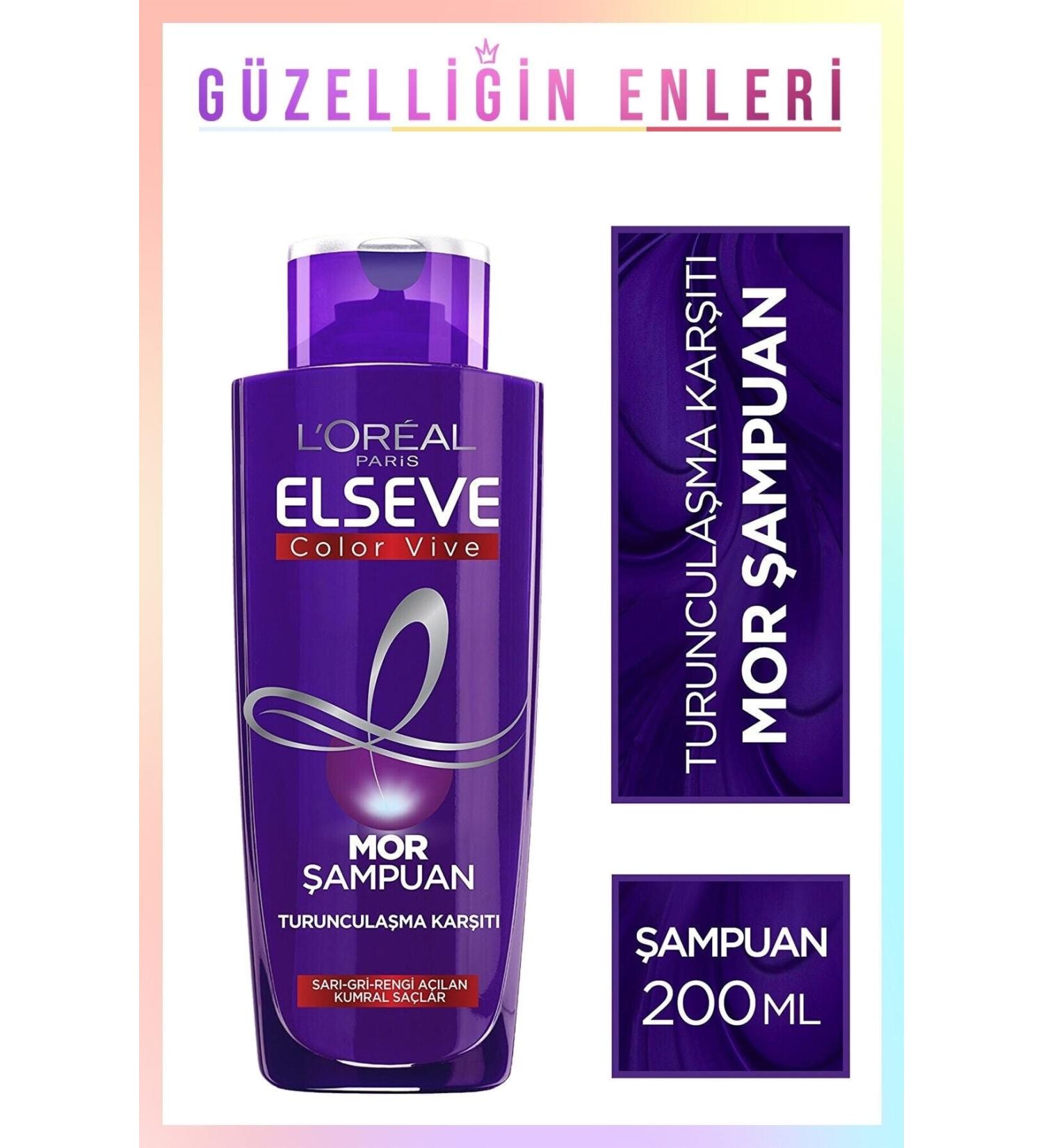 Elseve Ikra Anti-Orange Purple Shampoo 200 Ml