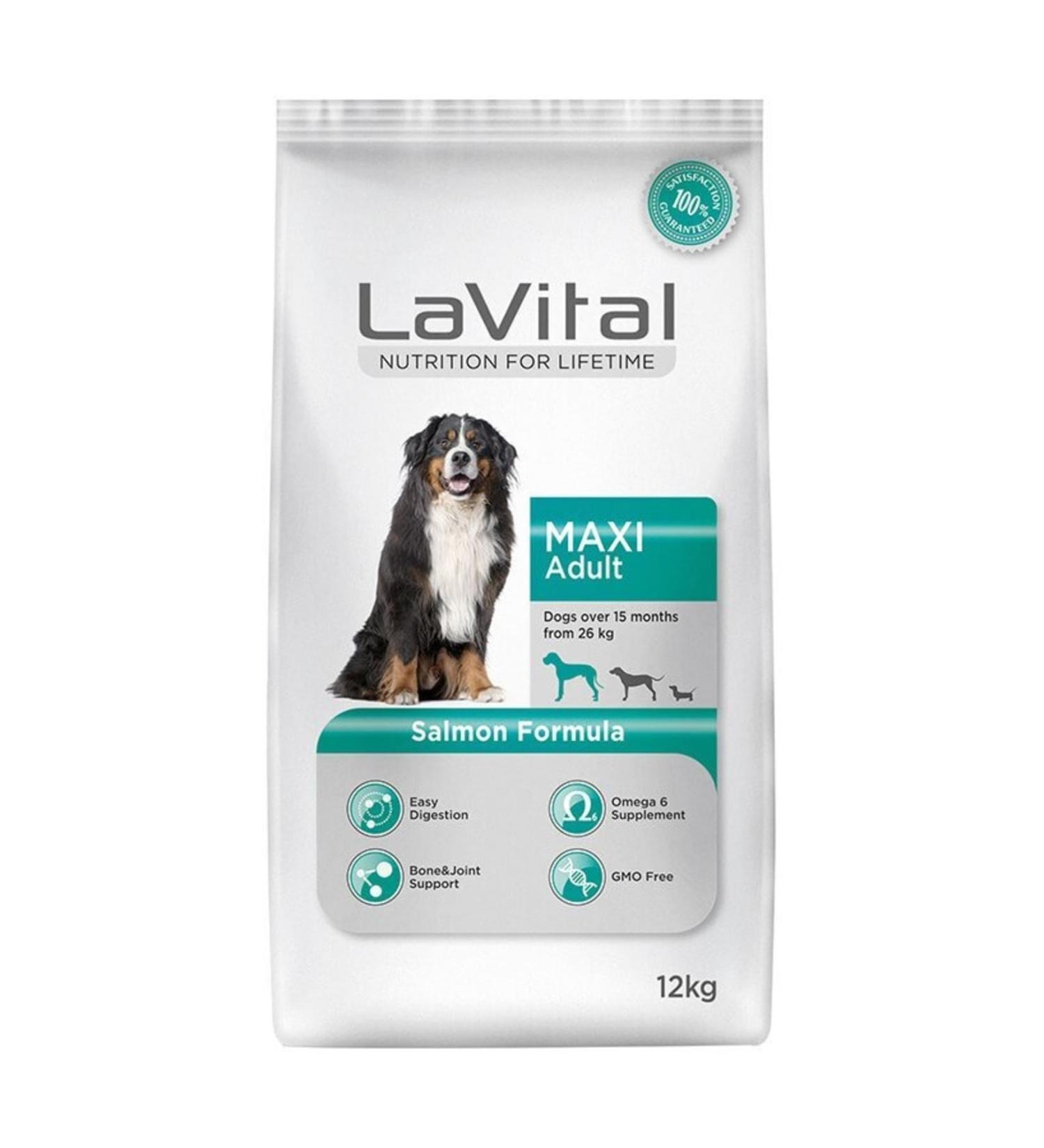 La Vital Large Breed Adult Dog Food with Salmon 12 kg