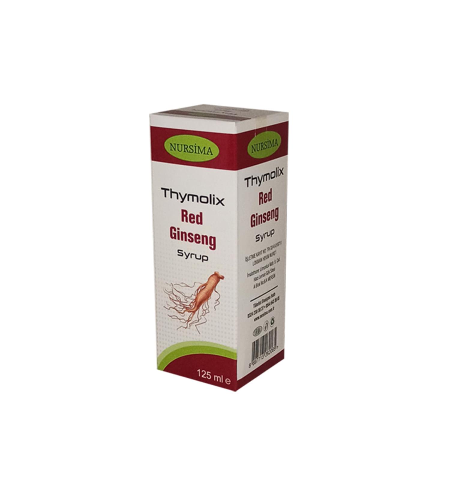Nursima Kumraldede Red Ginseng Syrup 125 Ml