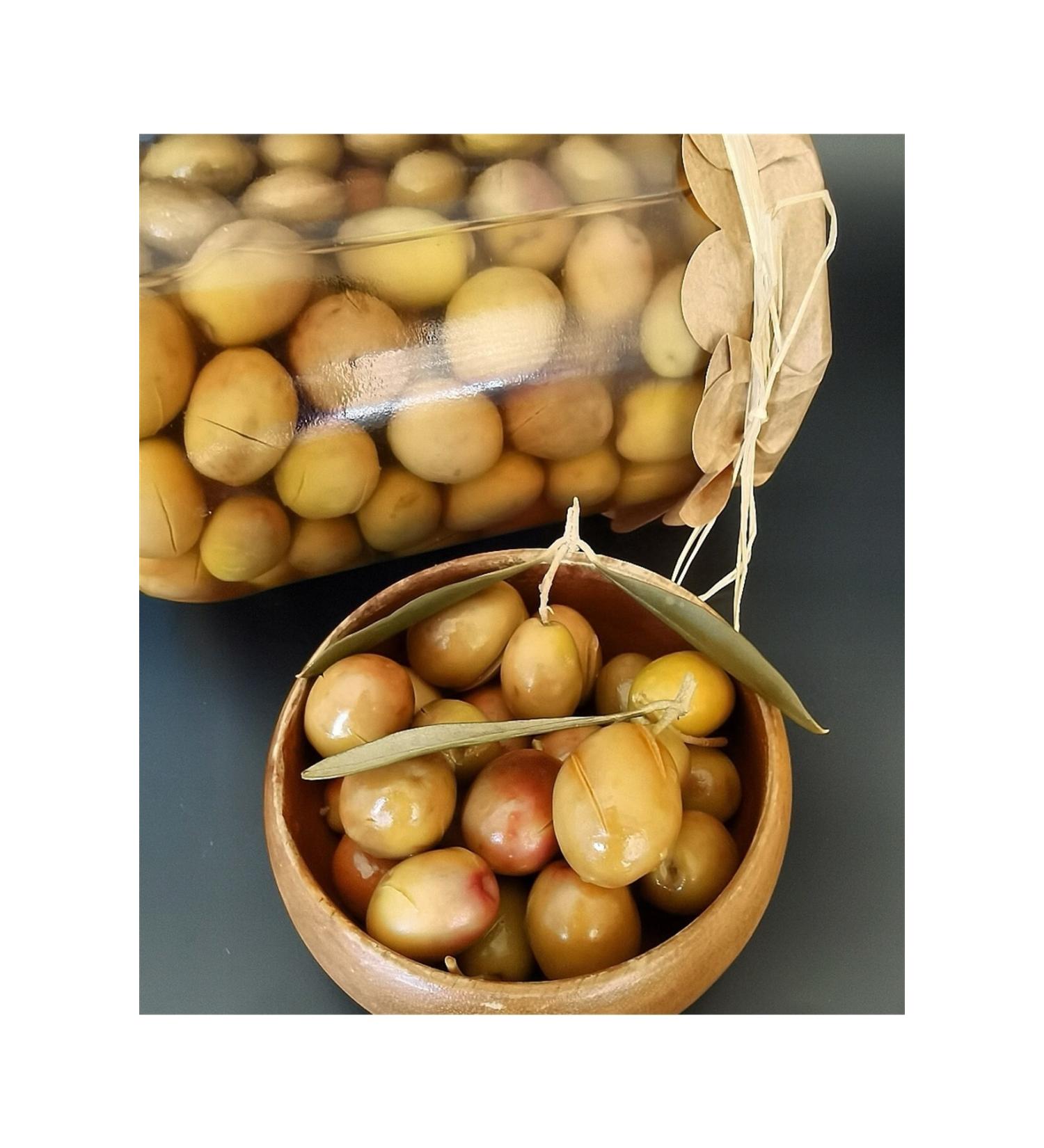 EL F CANDAR Edremit Scratched Green Olives (650 Gr)