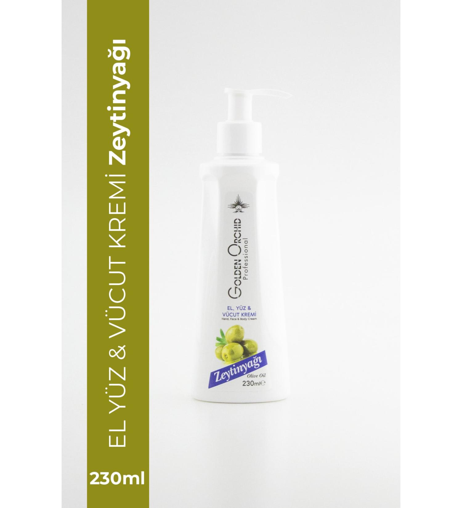 Golden Orchid Sensitive Skin Olive Oil Hand Face and Body Cream 230 Ml - Buy Online on GoSupps.com