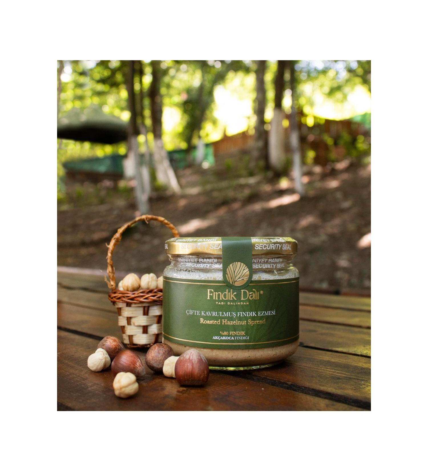 Hazelnut Branch Double Roasted Hazelnut Paste 250 Gr Beet Sugar Added