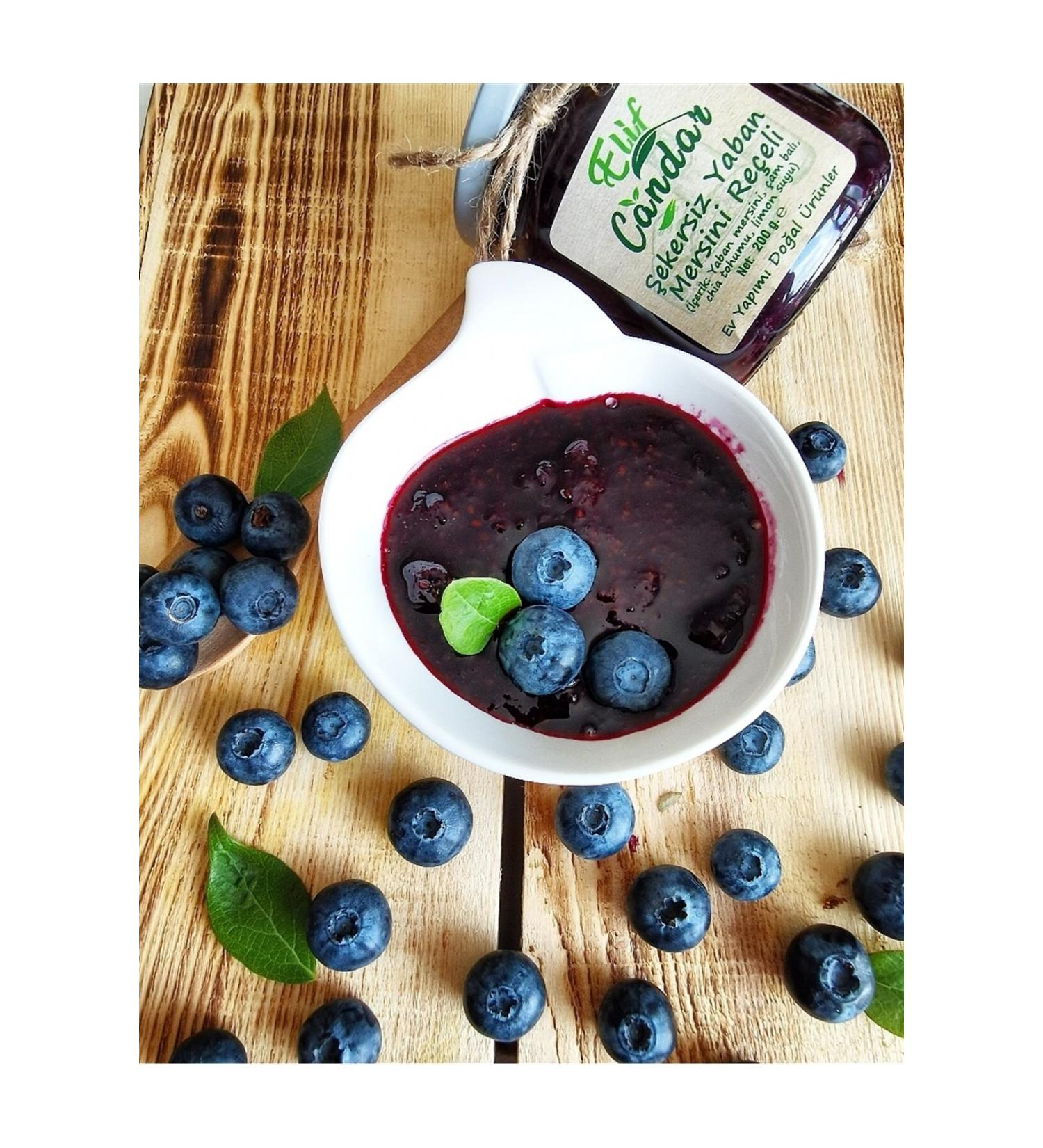 EL F CANDAR Sugar-Free Blueberry Jam (200gr)