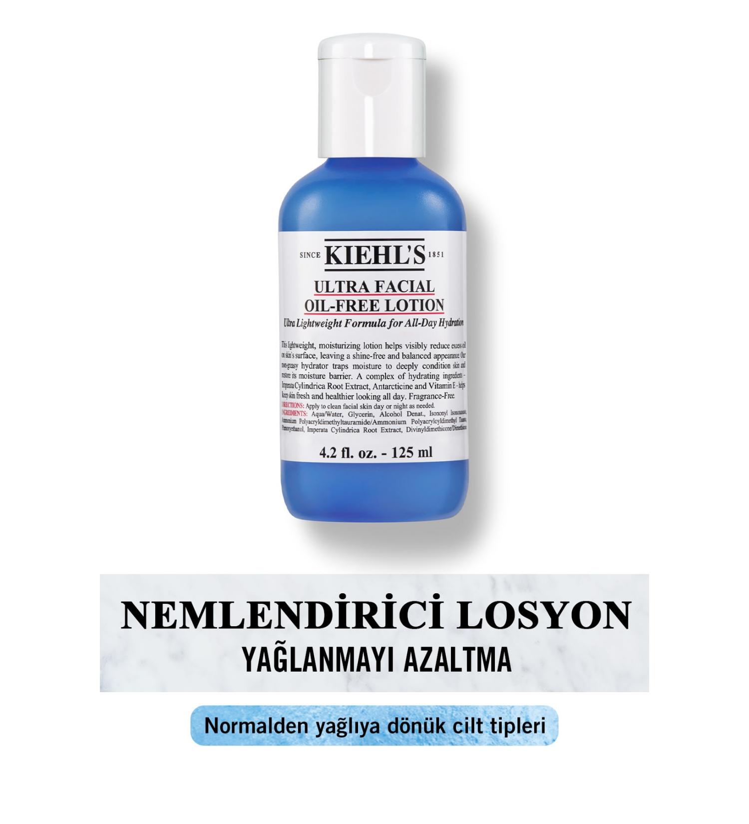 Kiehl's Ultra Facial Oil-free Moisturizing Lotion for Oily Skin 125 ml - Buy Online on GoSupps.com