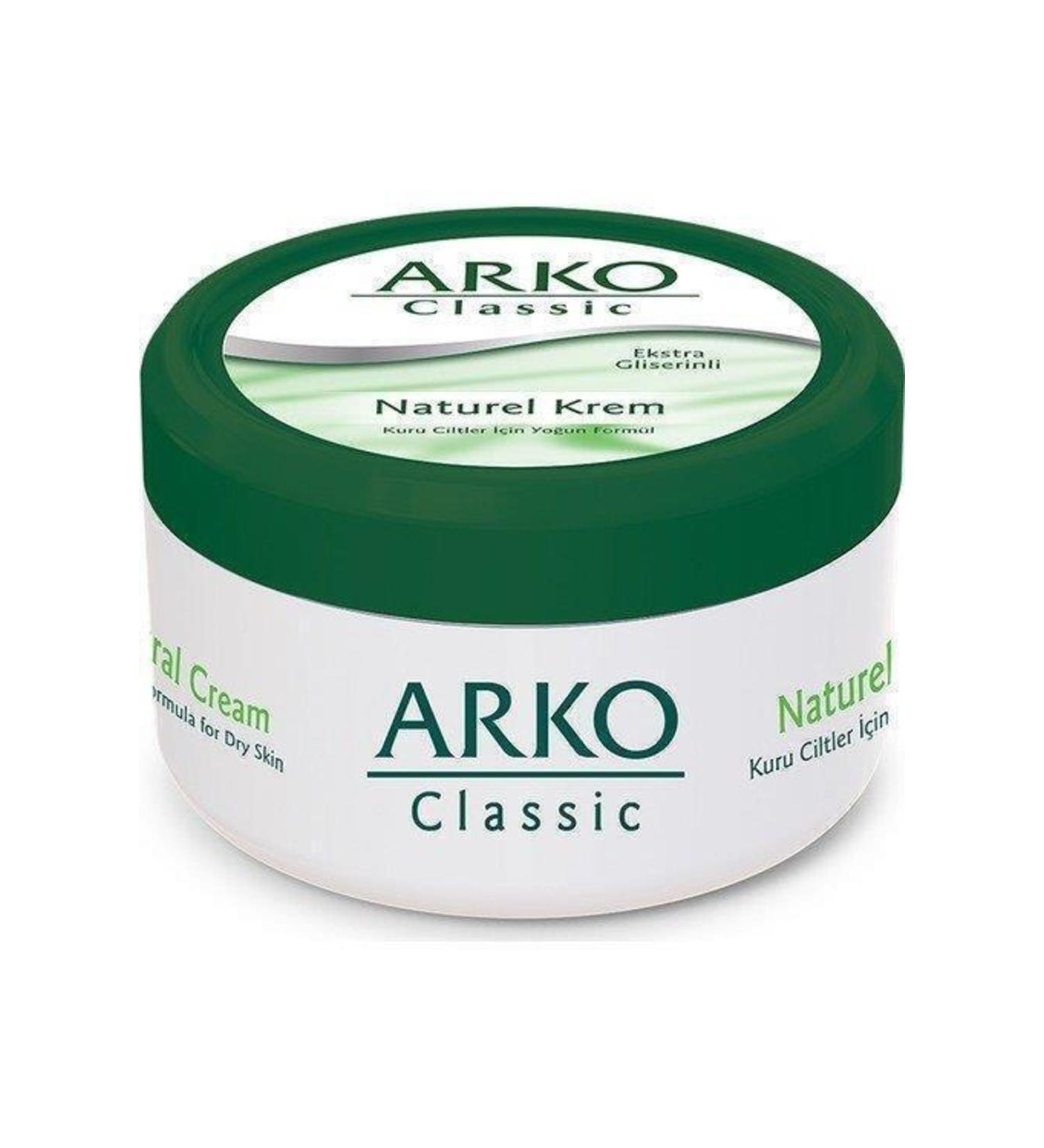 Arko Nem Classic Natural Jar Cream 250ml New