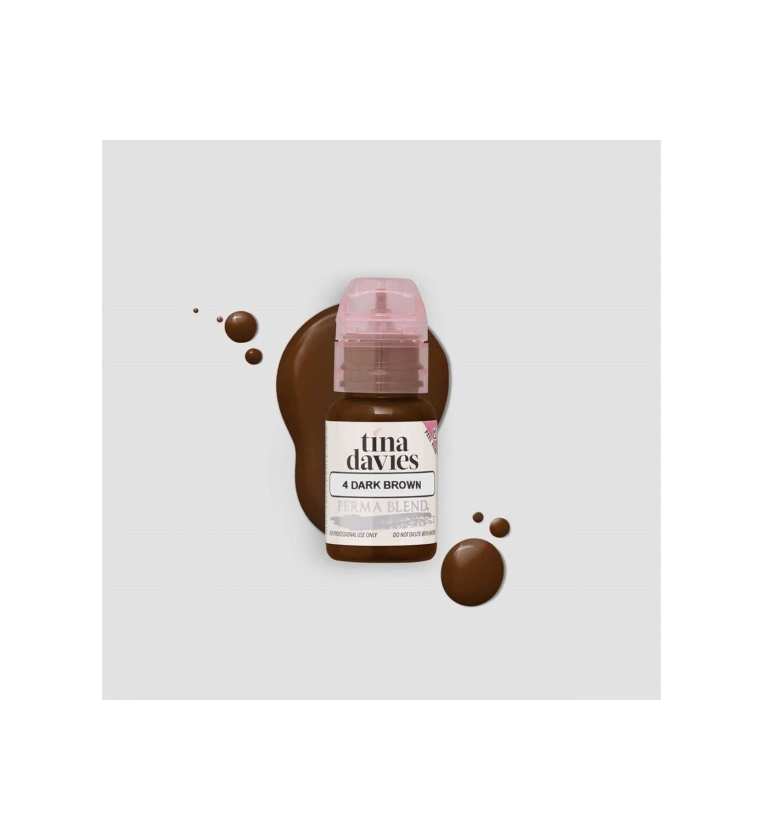 Perma Blend - Tina Davies Collection Dark Brown 15 Ml - Eyebrow Tint Dye
