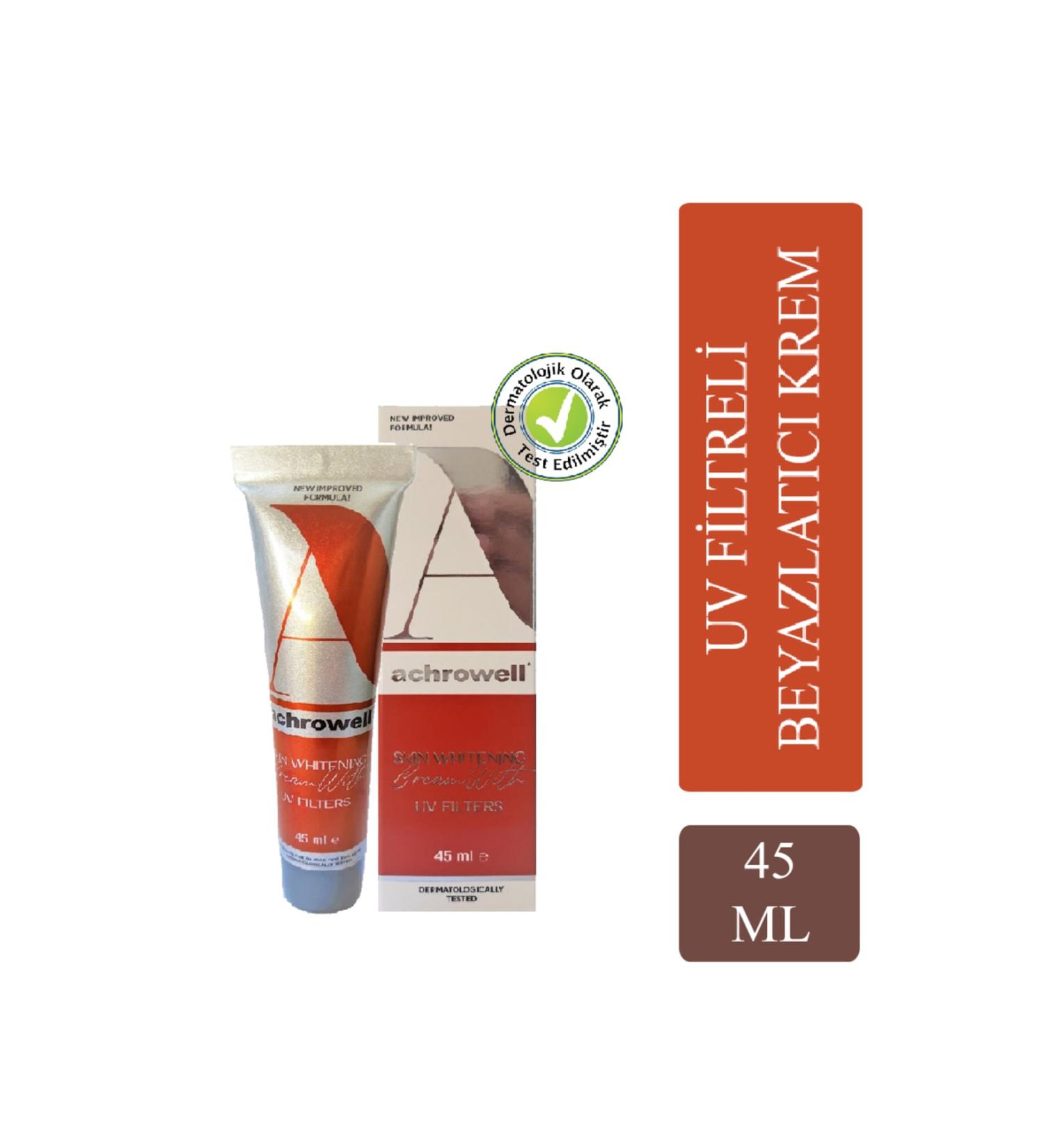 Achrowell Anti-Spot Bikini Area Elbow Knee Area Skin Brightening Cream 45 Ml - Buy Online on GoSupps.com