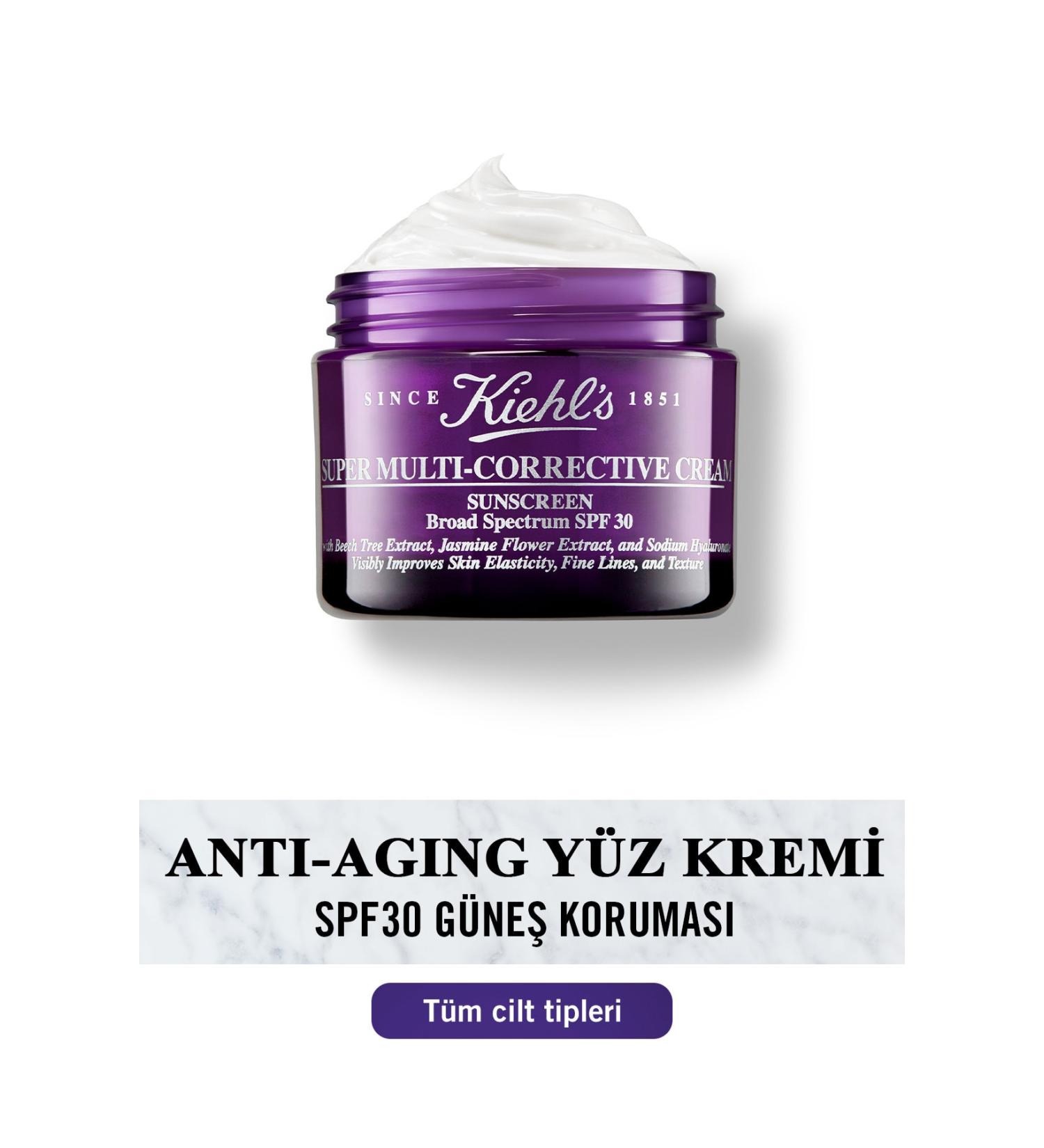 Kiehl's Super Multi Corrective Anti-Aging 7-Activity Care Cream - Spf30 50 Ml - Buy Online on GoSupps.com