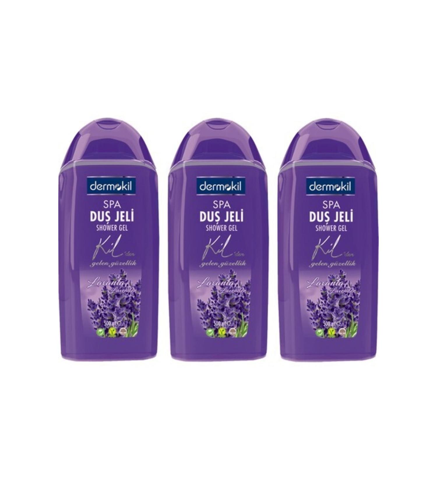 Dermokil Lavender Shower Gel Set of 3